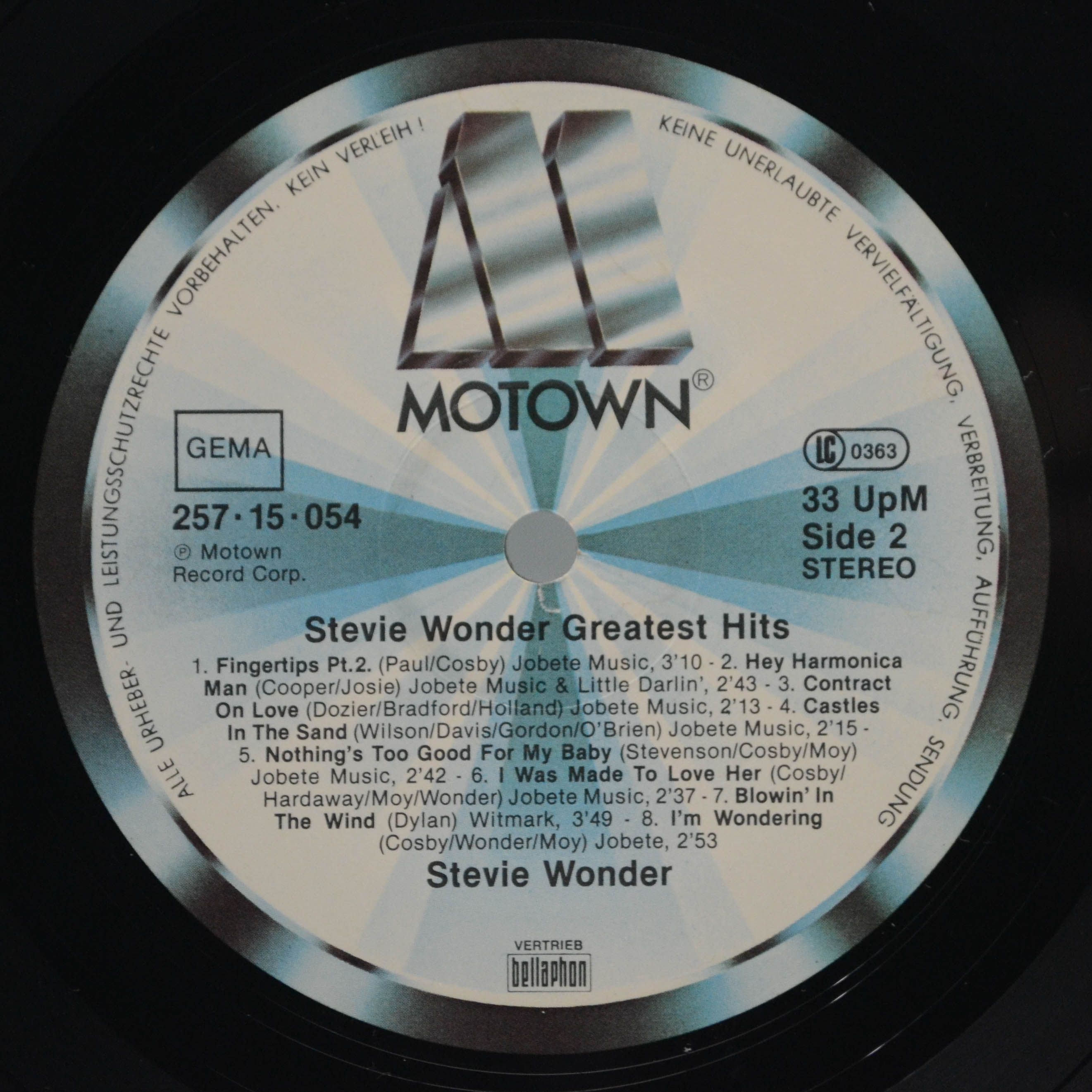 Виниловая пластинка Stevie Wonder — Greatest Hits, 1968