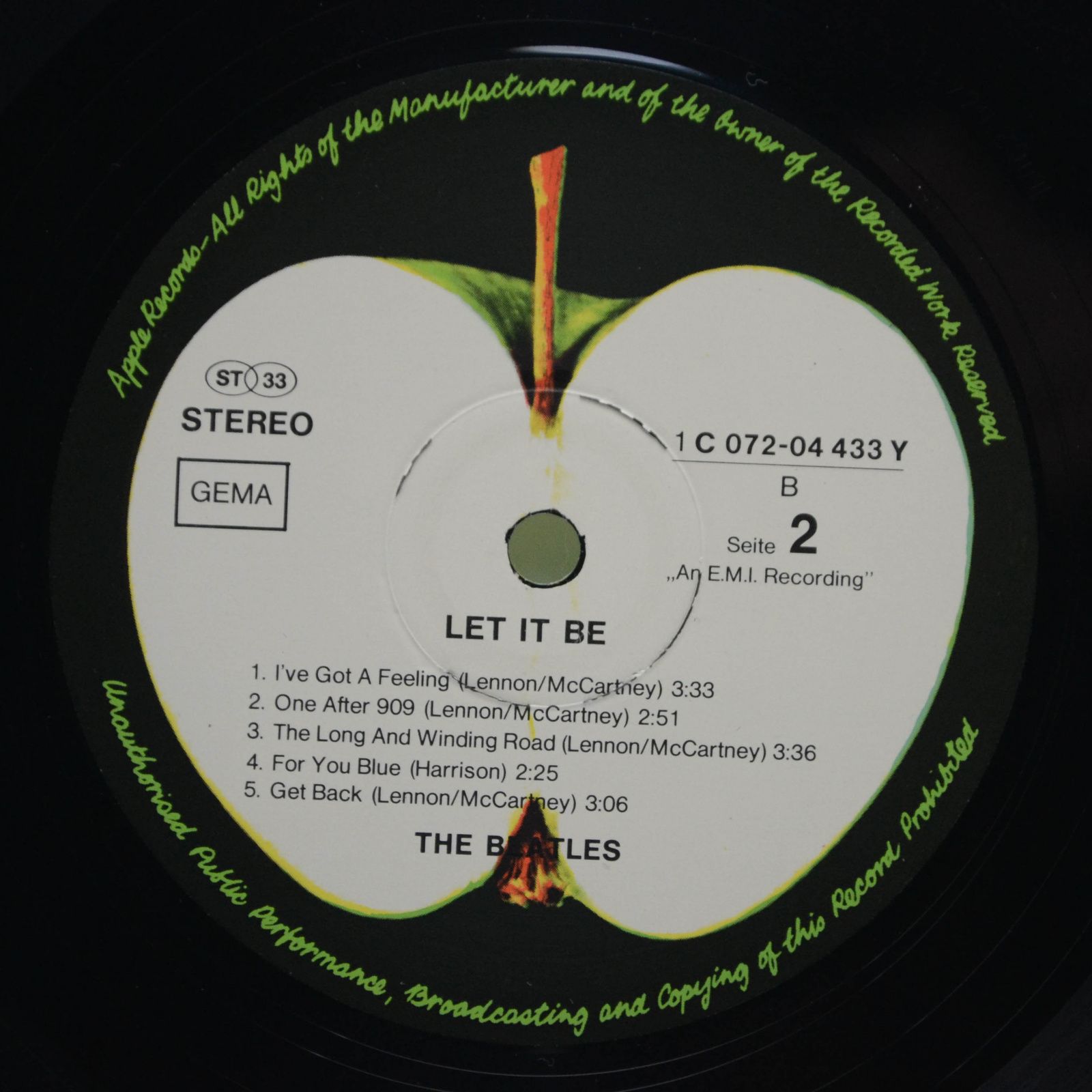 Beatles — Let It Be, 1970