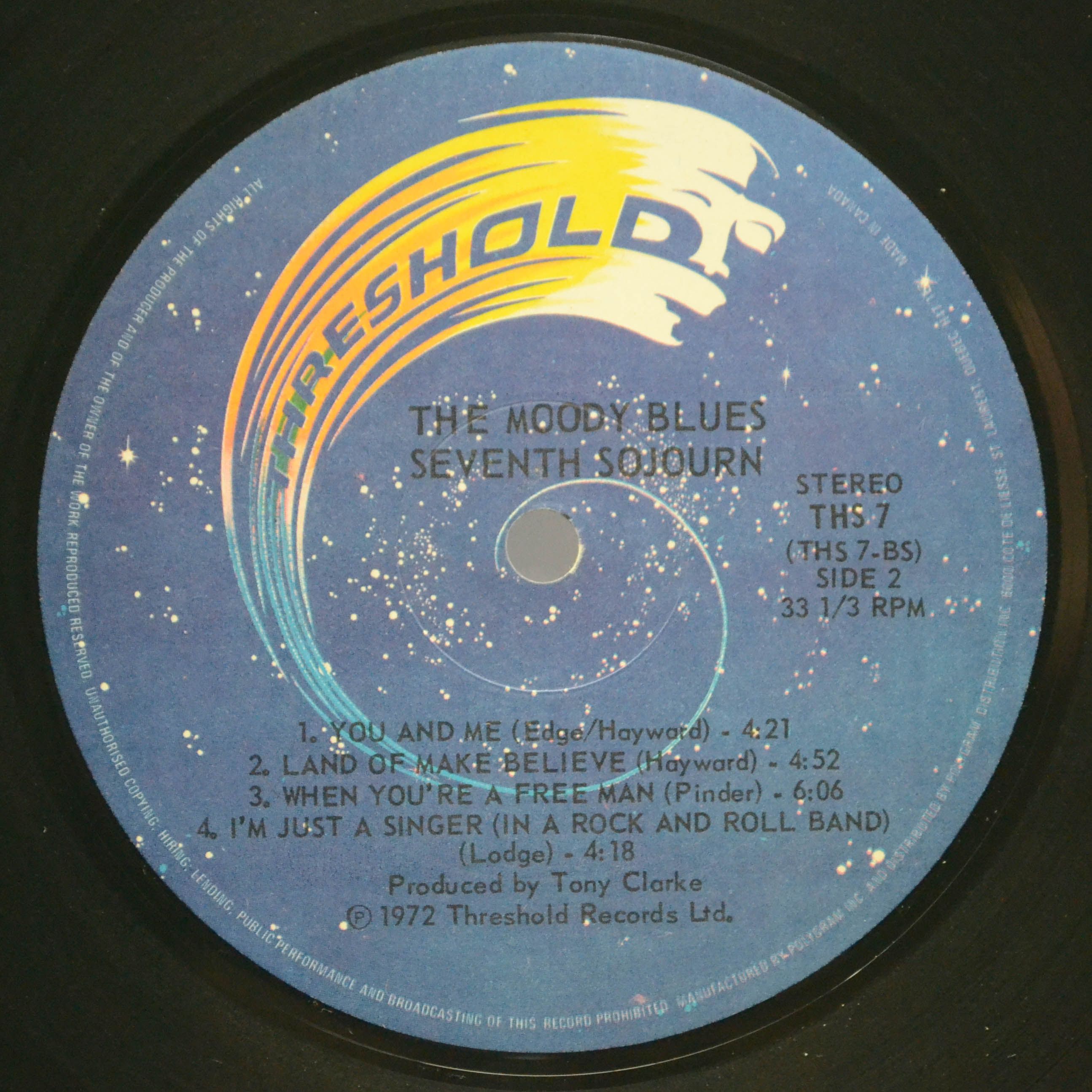 Виниловая пластинка Moody Blues — Seventh Sojourn, 1972