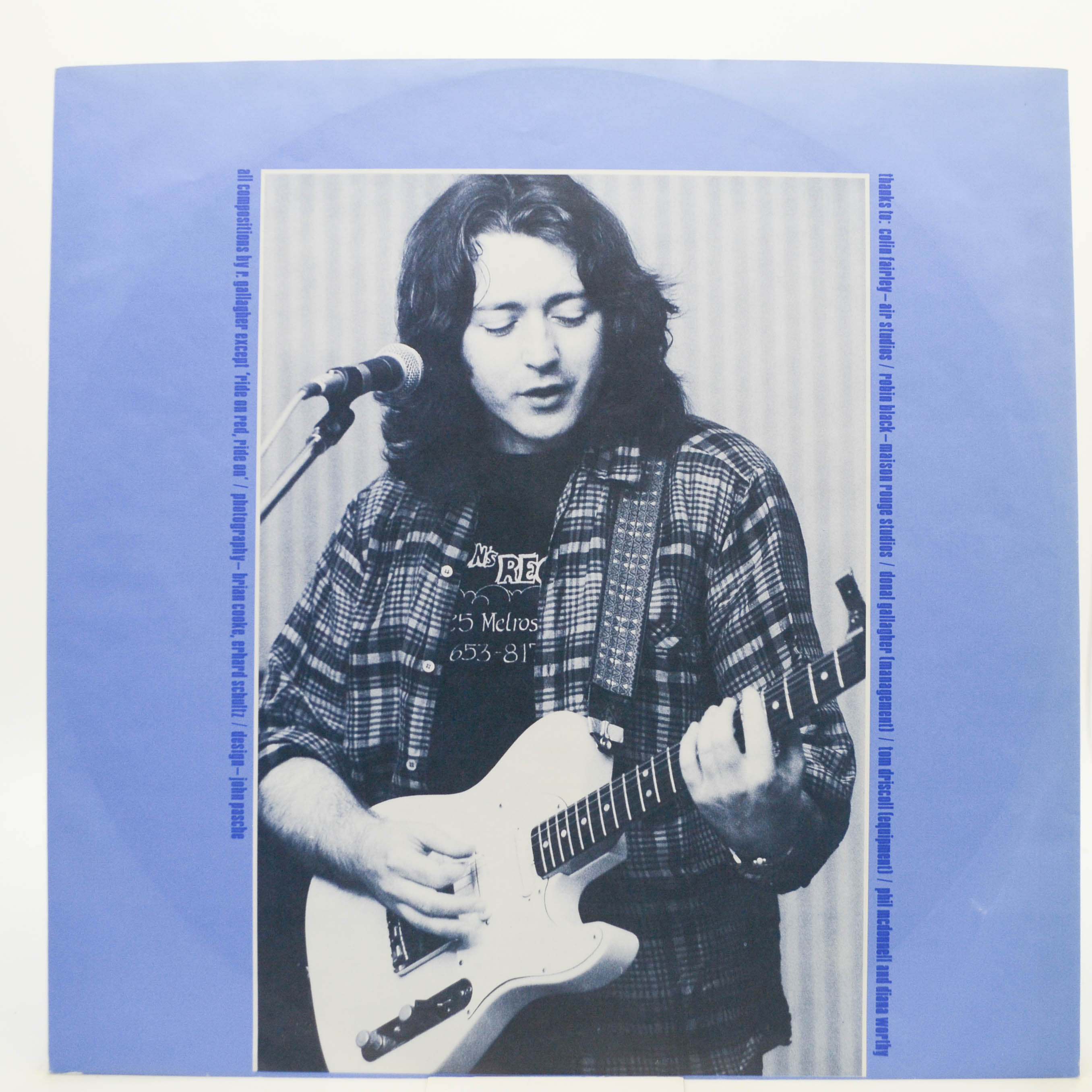 Виниловая пластинка Rory Gallagher — Jinx, 1982