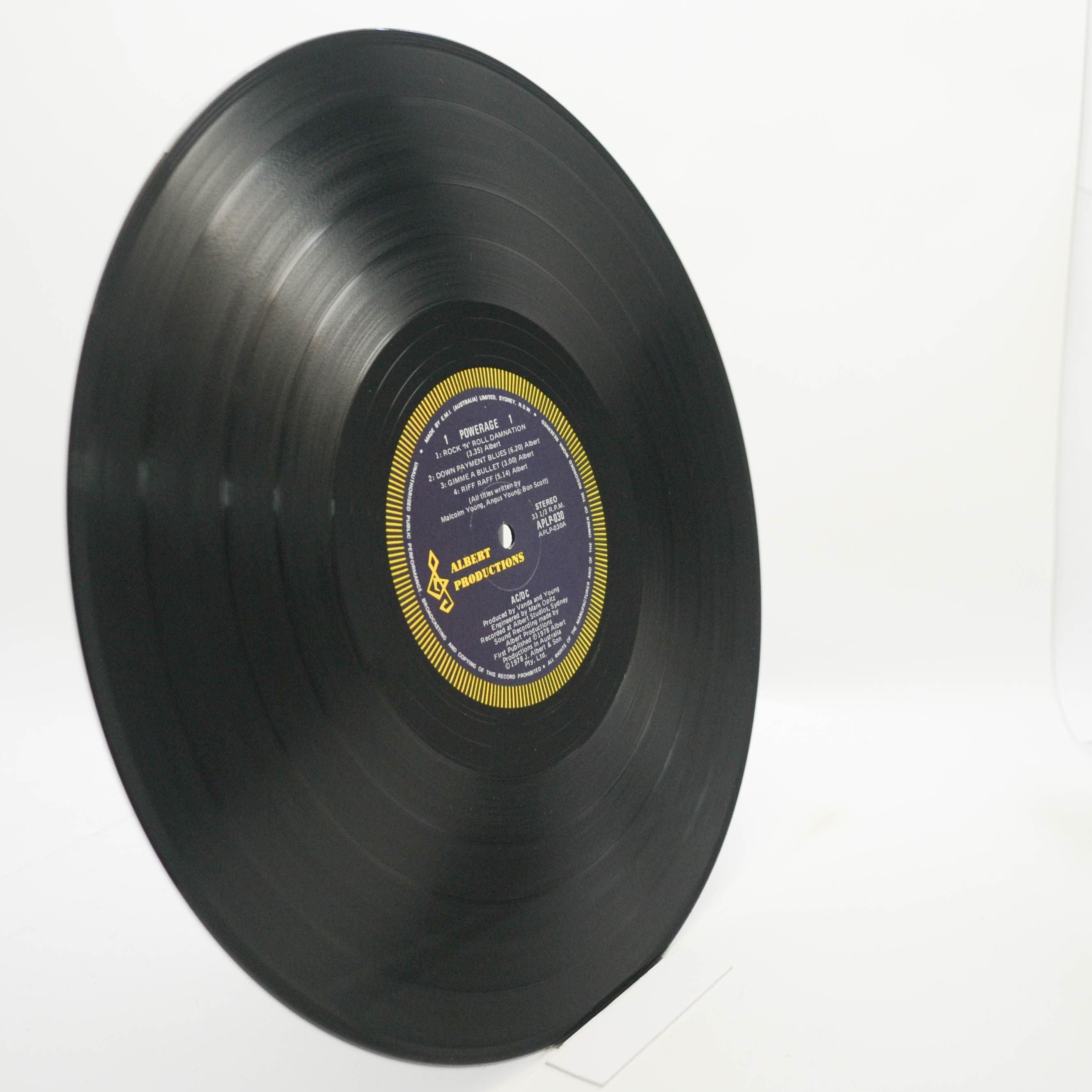 Виниловая пластинка AC/DC — Powerage (1-st, Australia), 1978