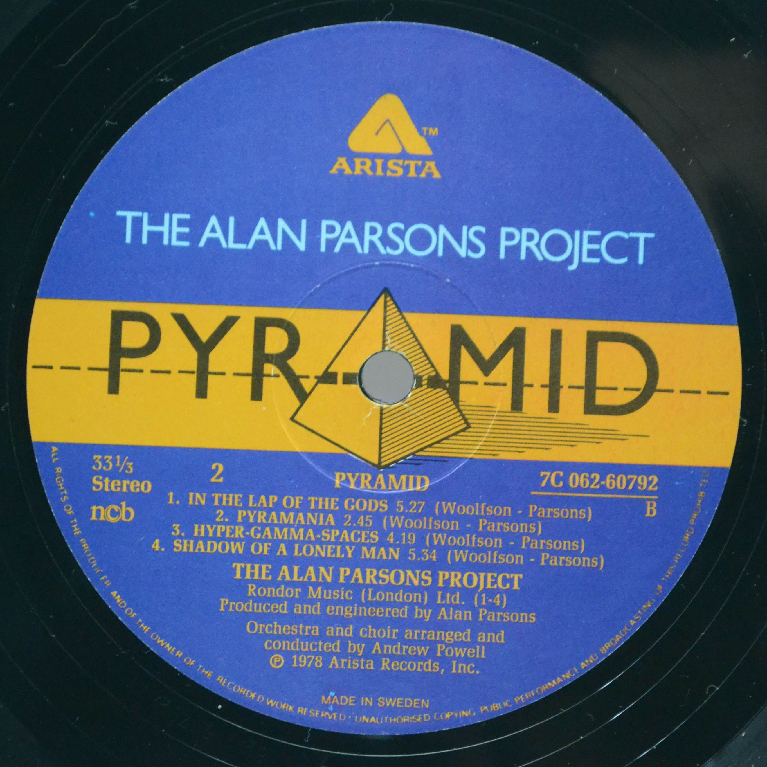 Виниловая пластинка Alan Parsons Project — Pyramid, 1978