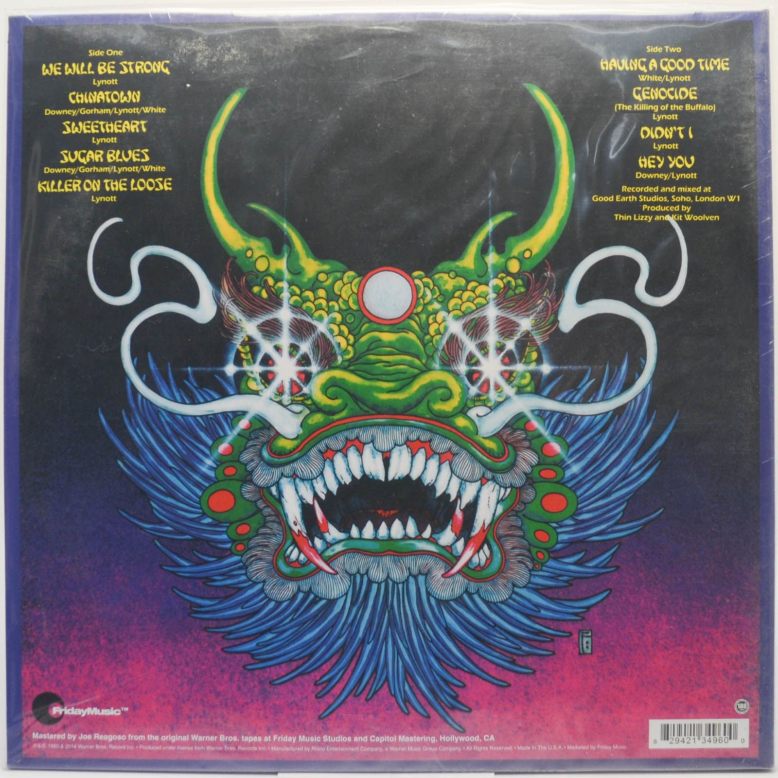Виниловая пластинка Thin Lizzy — Chinatown (USA), 1980