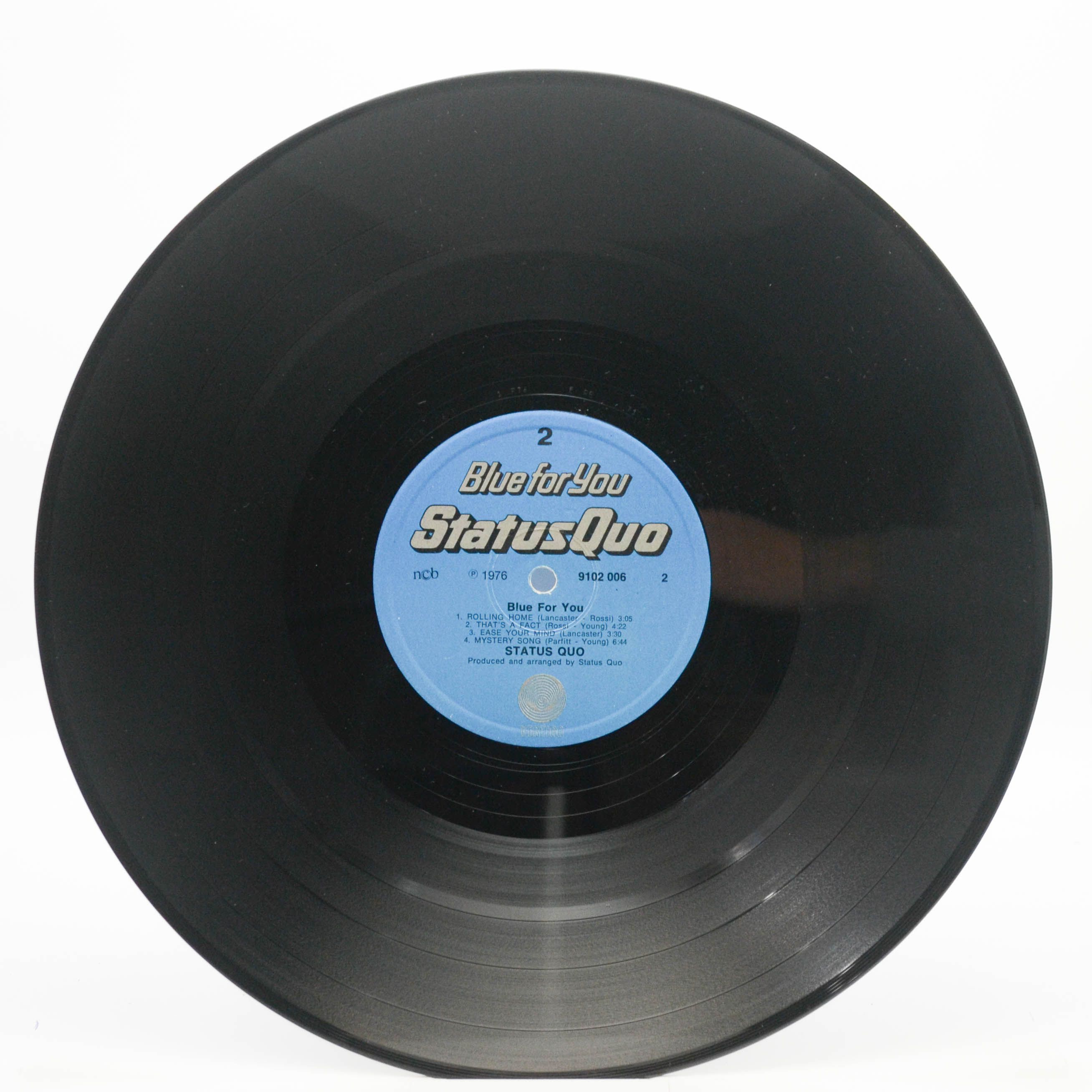 Виниловая пластинка Status Quo — Blue For You, 1976