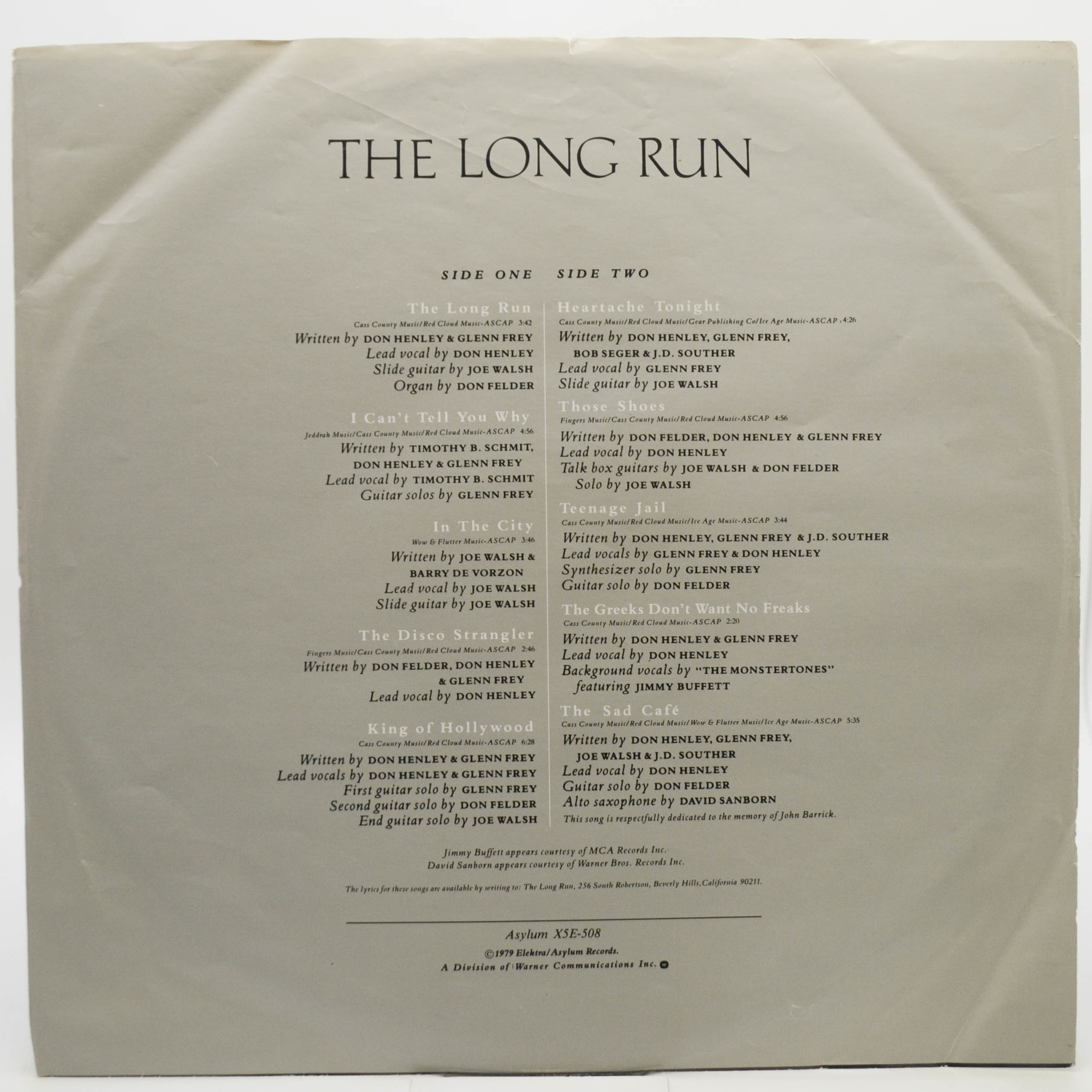 Eagles — The Long Run, 1979