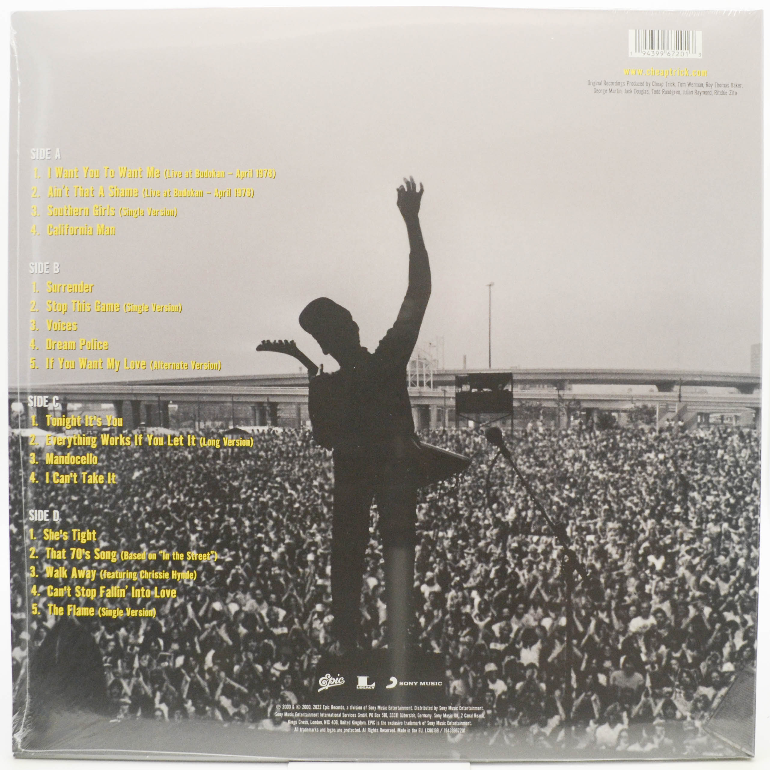 Cheap Trick — Authorized Greatest Hits (2LP), 2000