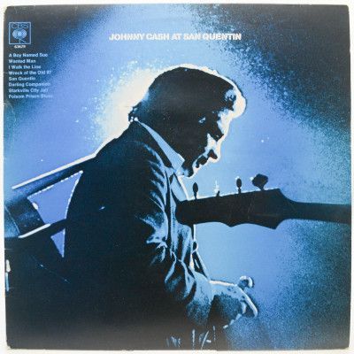 Виниловая пластинка Johnny Cash At San Quentin (UK), 1969