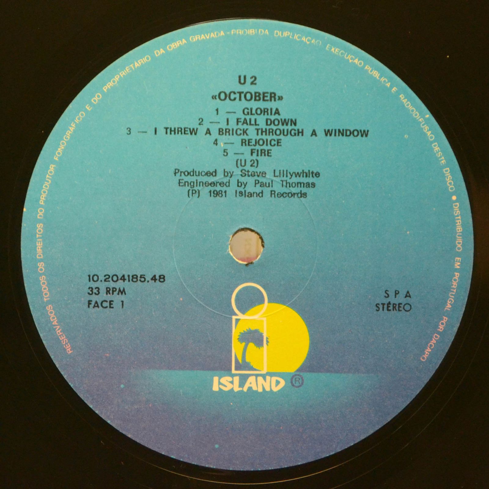 U2 — October, 1981