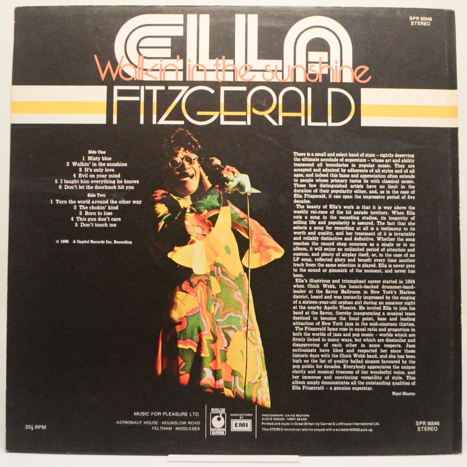 Ella Fitzgerald — Walkin' In The Sunshine, 1972