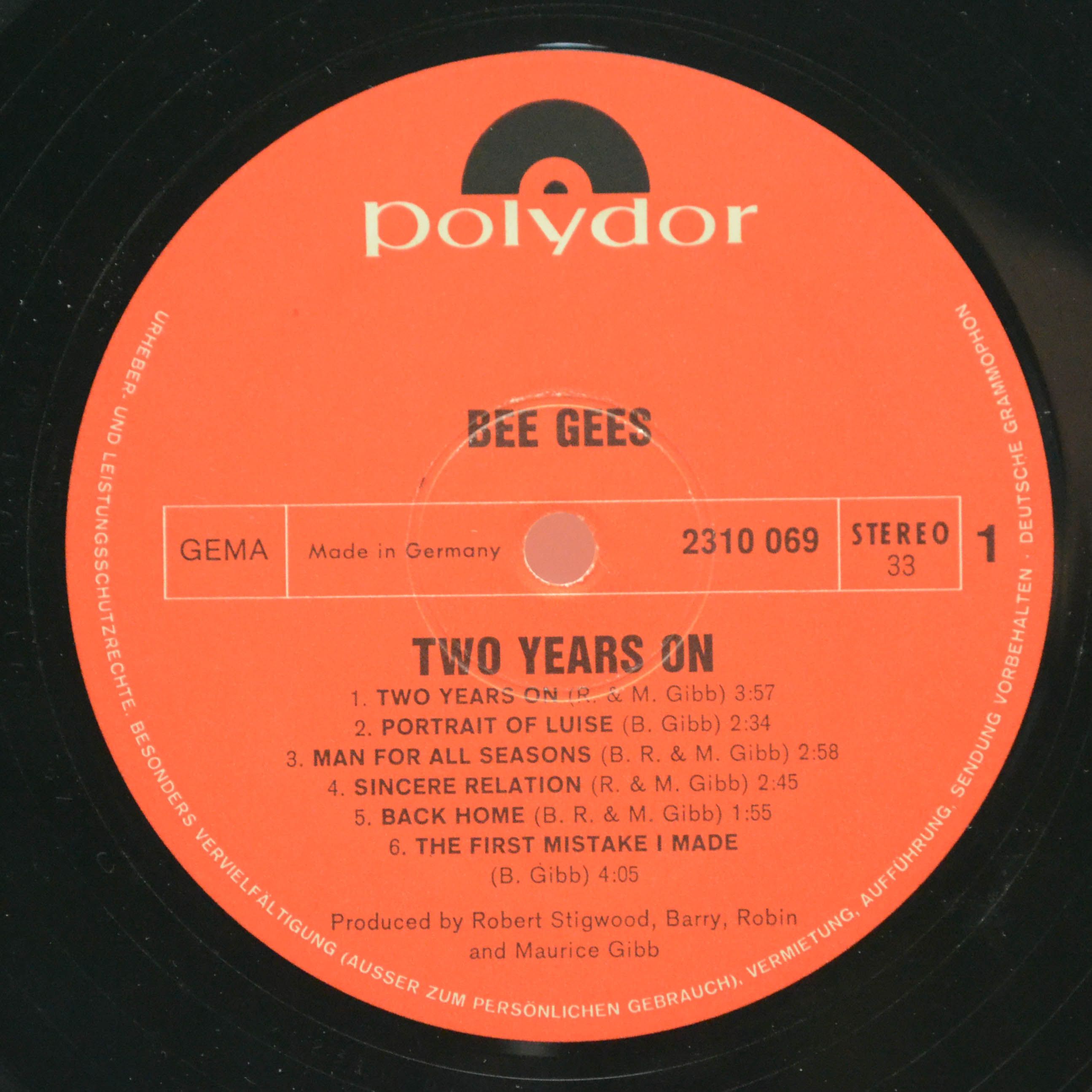 Bee Gees — 2 Years On, 1970