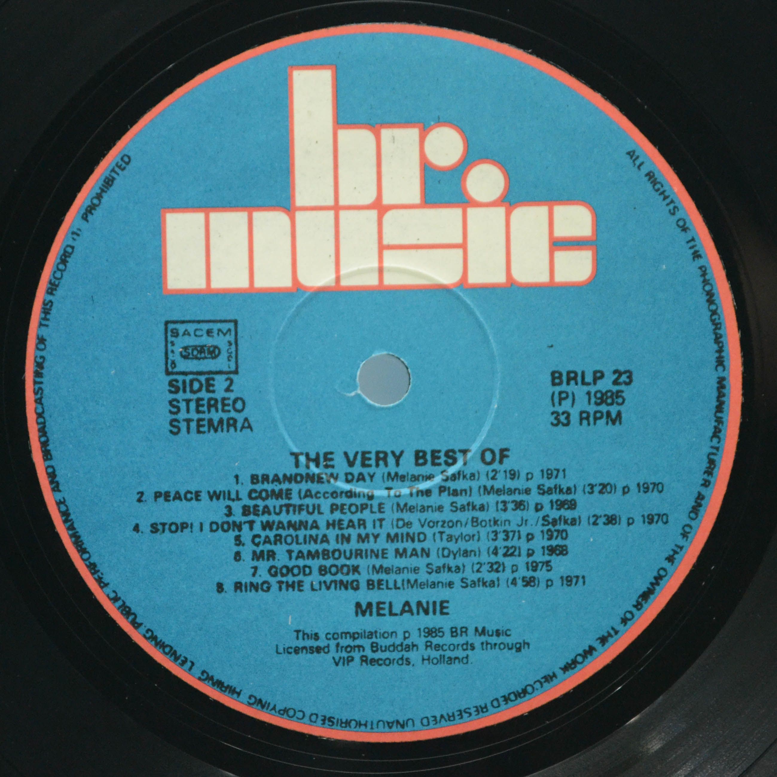 Виниловая пластинка Melanie — The Very Best Of Melanie, 1985