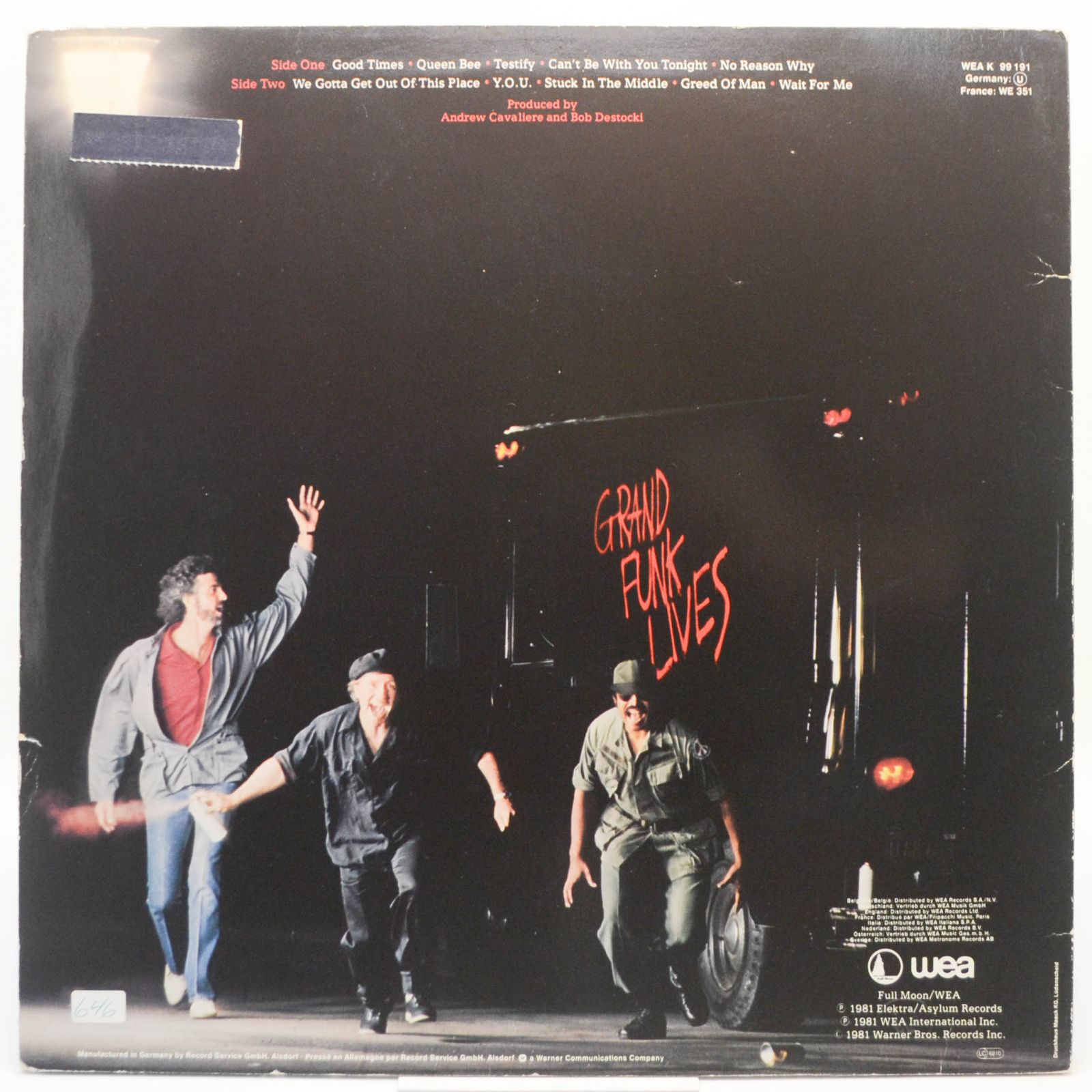 Виниловая пластинка Grand Funk Railroad — Grand Funk Lives, 1981