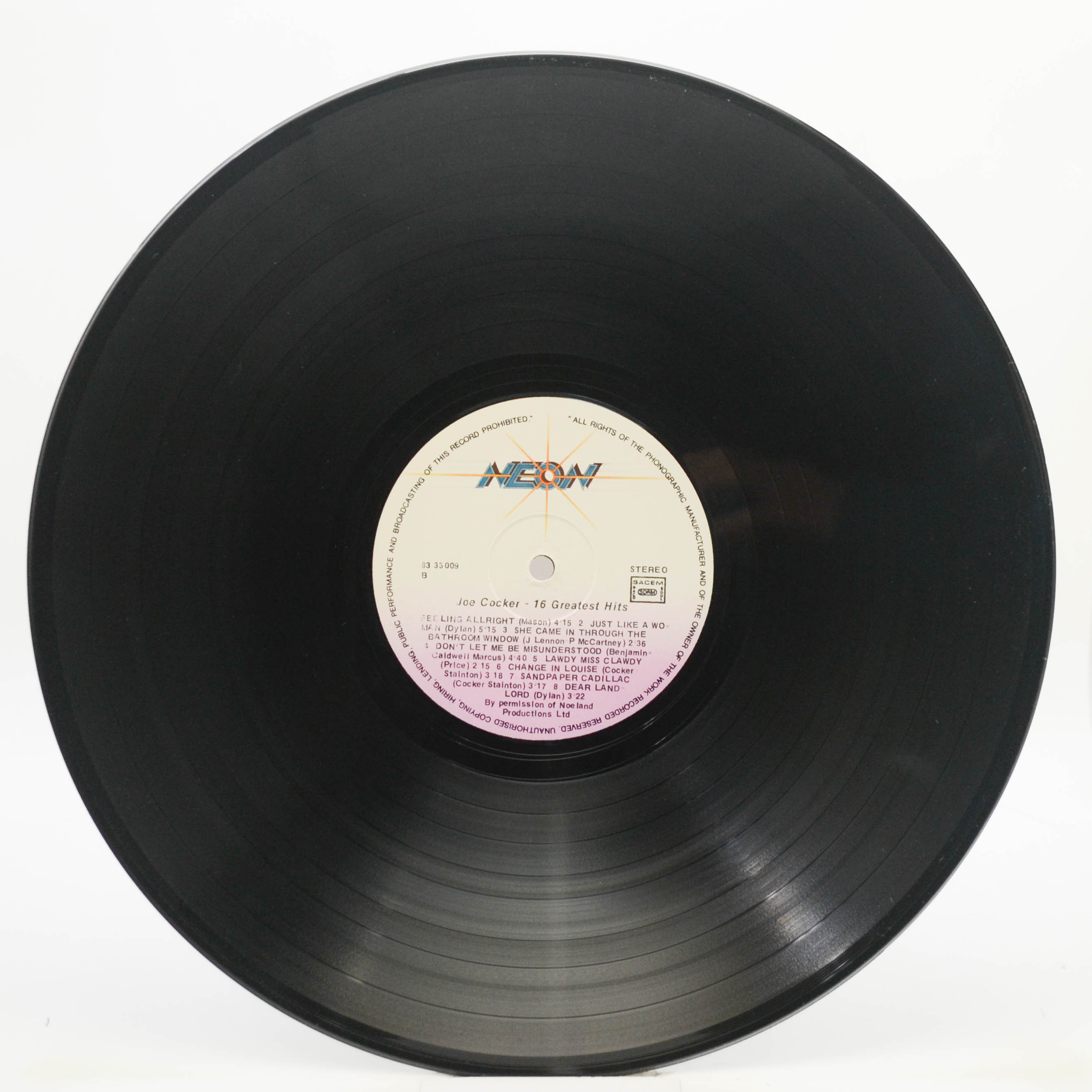 Joe Cocker — 16 Greatest Hits, 1988