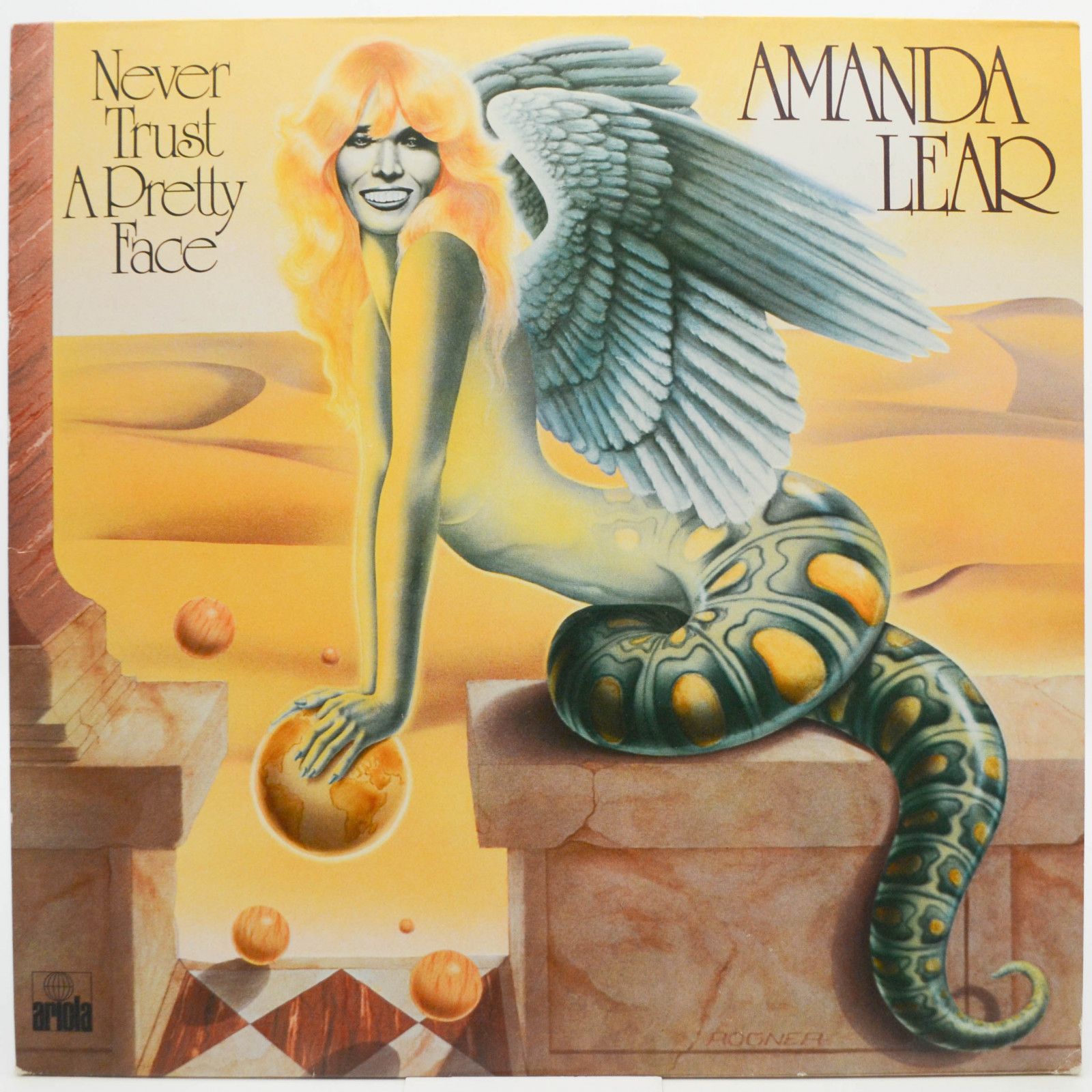 Виниловая пластинка Amanda Lear — Never Trust A Pretty Face, 1979