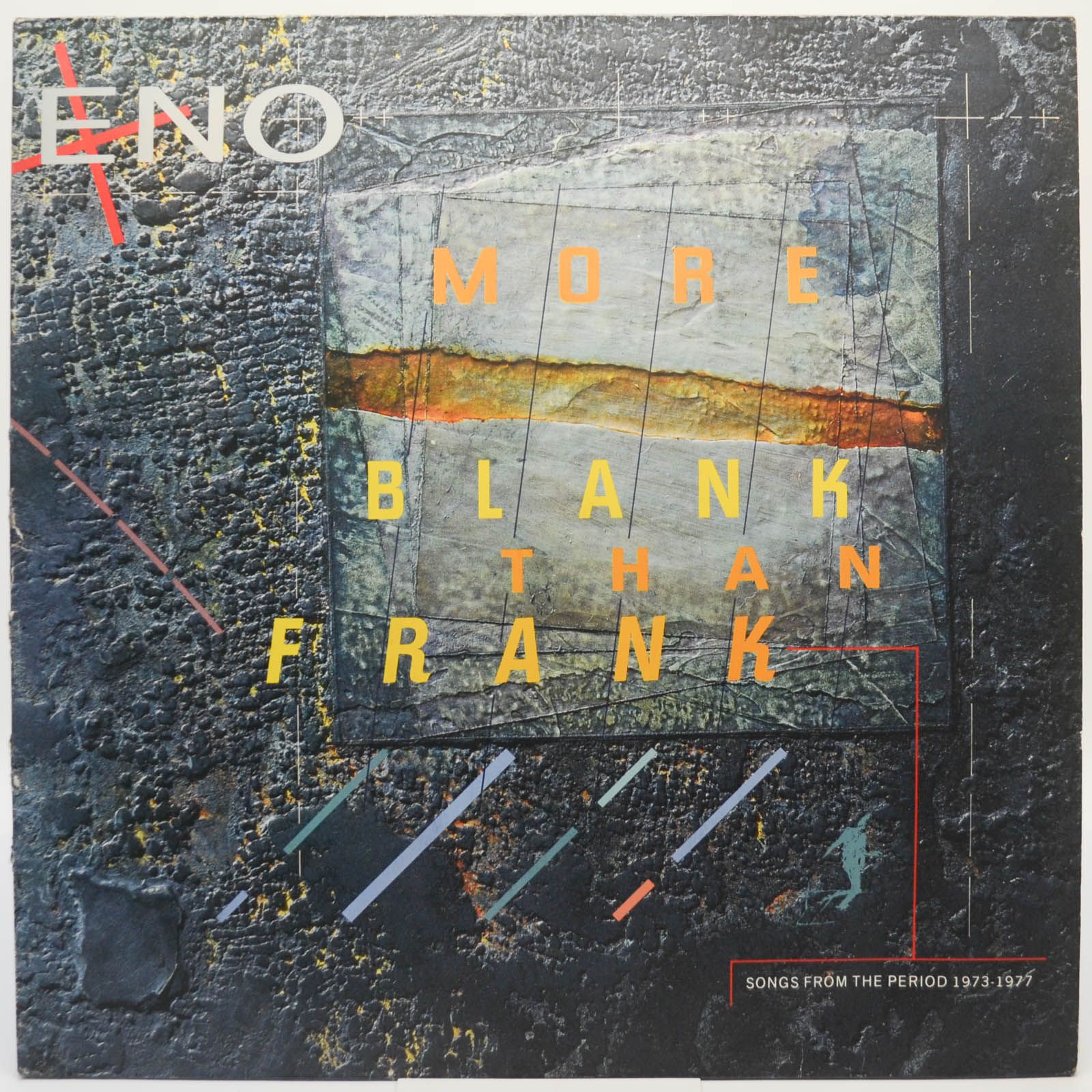 Виниловая пластинка Eno — More Blank Than Frank, 1986
