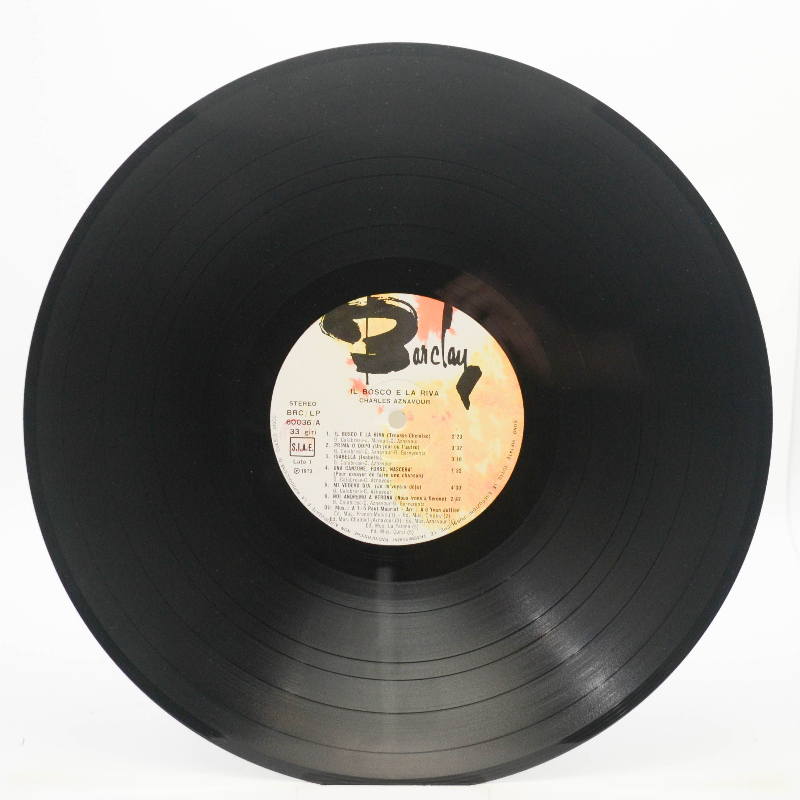 Charles Aznavour — Il Bosco E La Riva, 1973