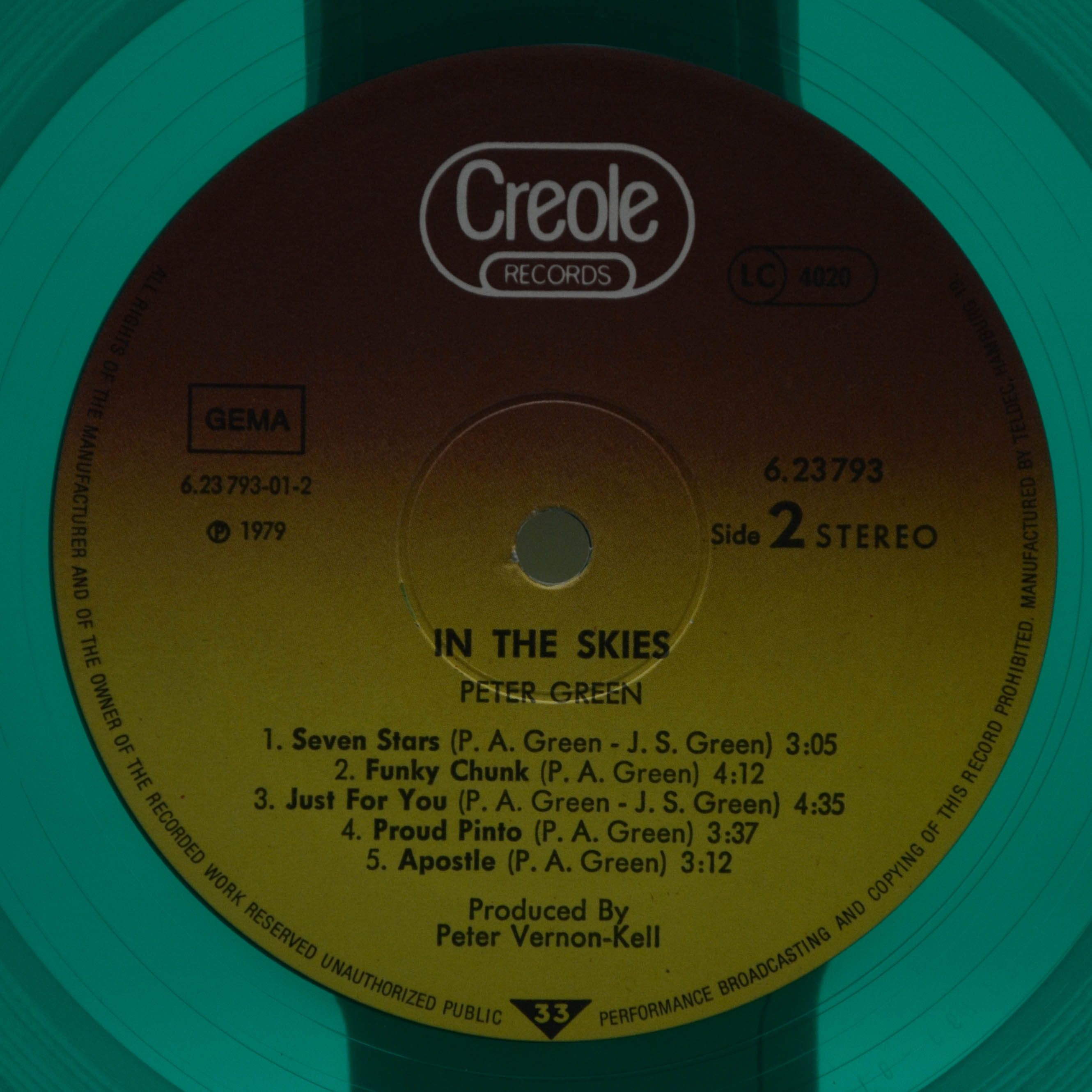 Peter Green — In The Skies, 1979