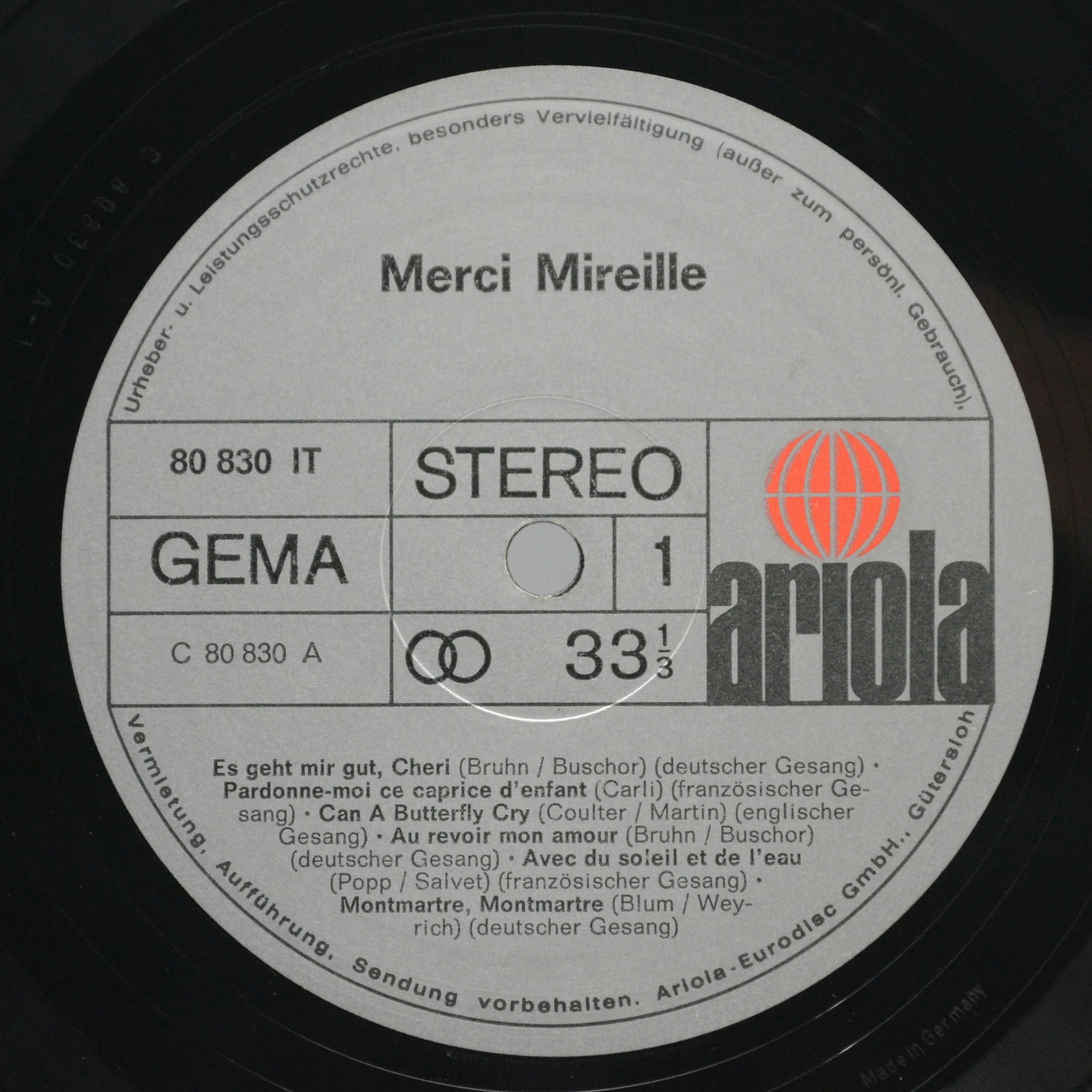 Mireille Mathieu — Merci Mireille, 1970