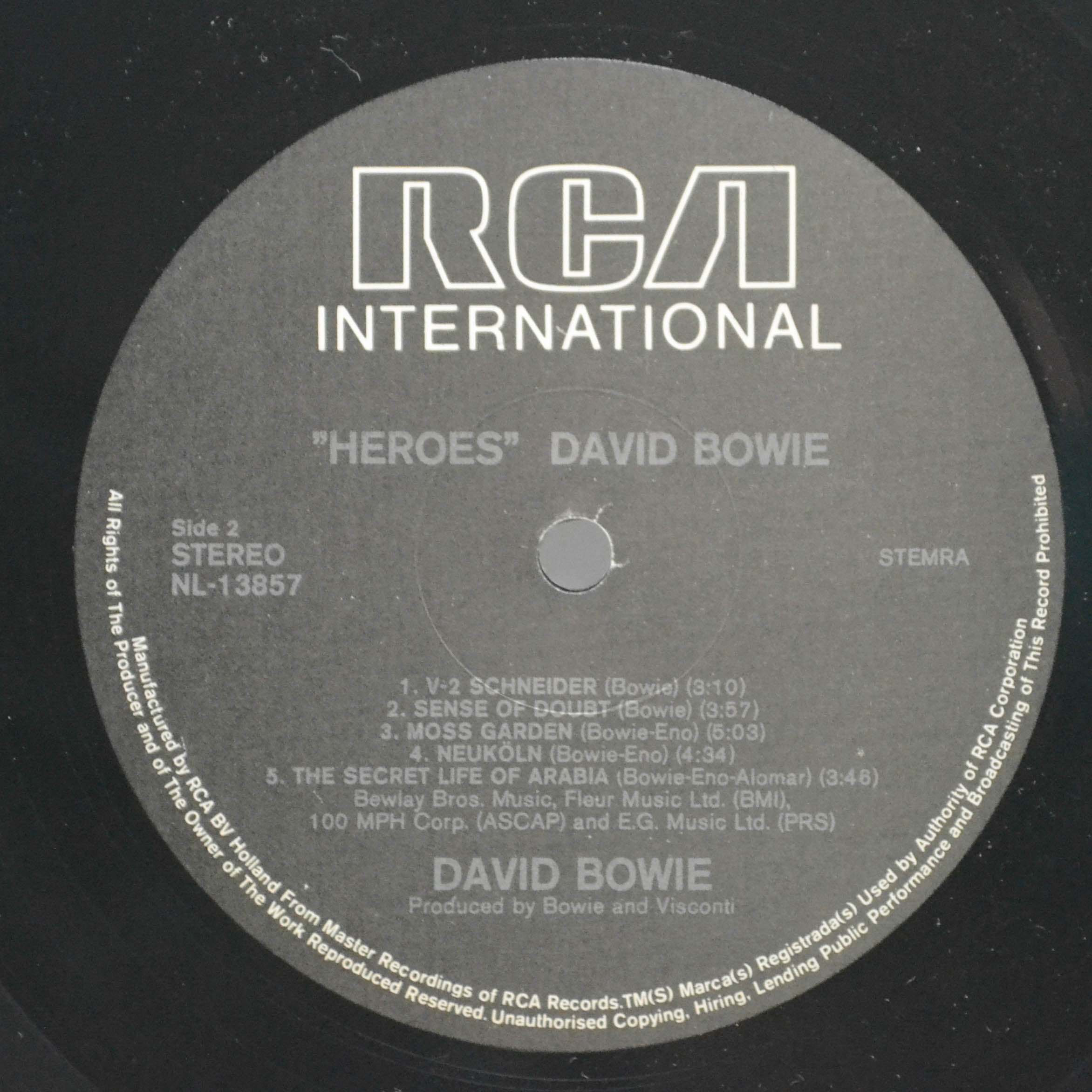 Виниловая пластинка David Bowie — "Heroes", 1980