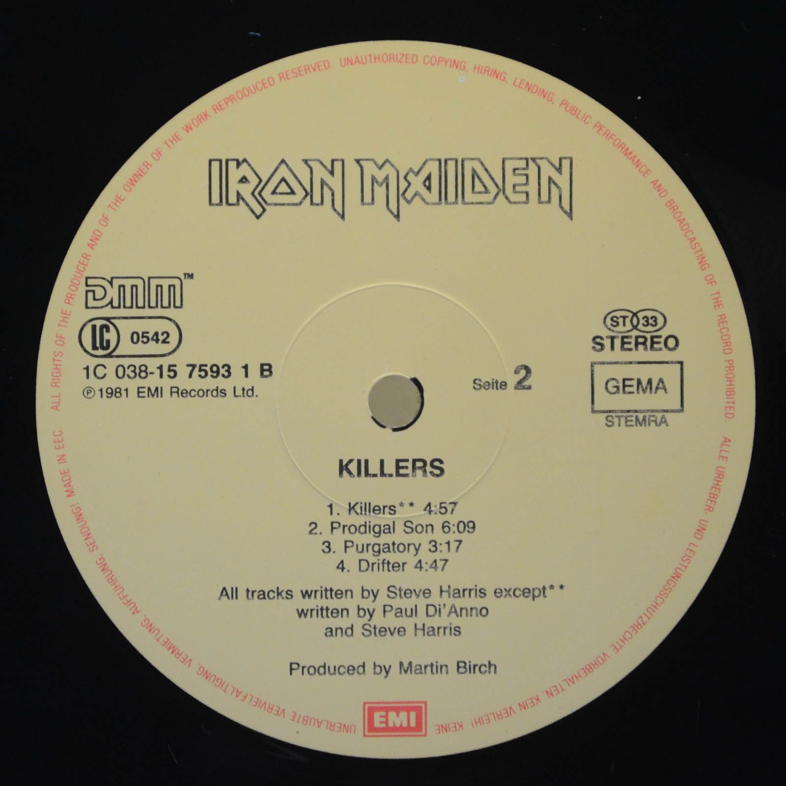 Iron Maiden — Killers, 1981