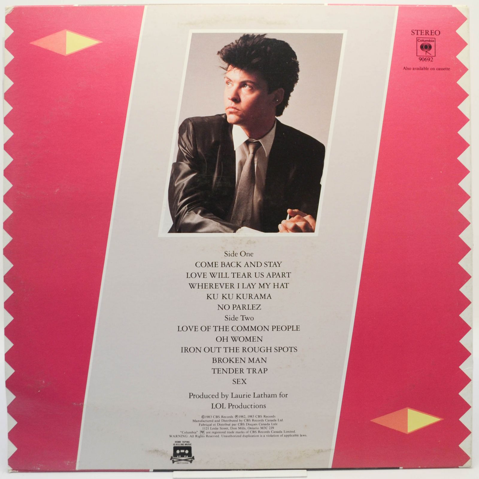 Виниловая пластинка Paul Young — No Parlez, 1983