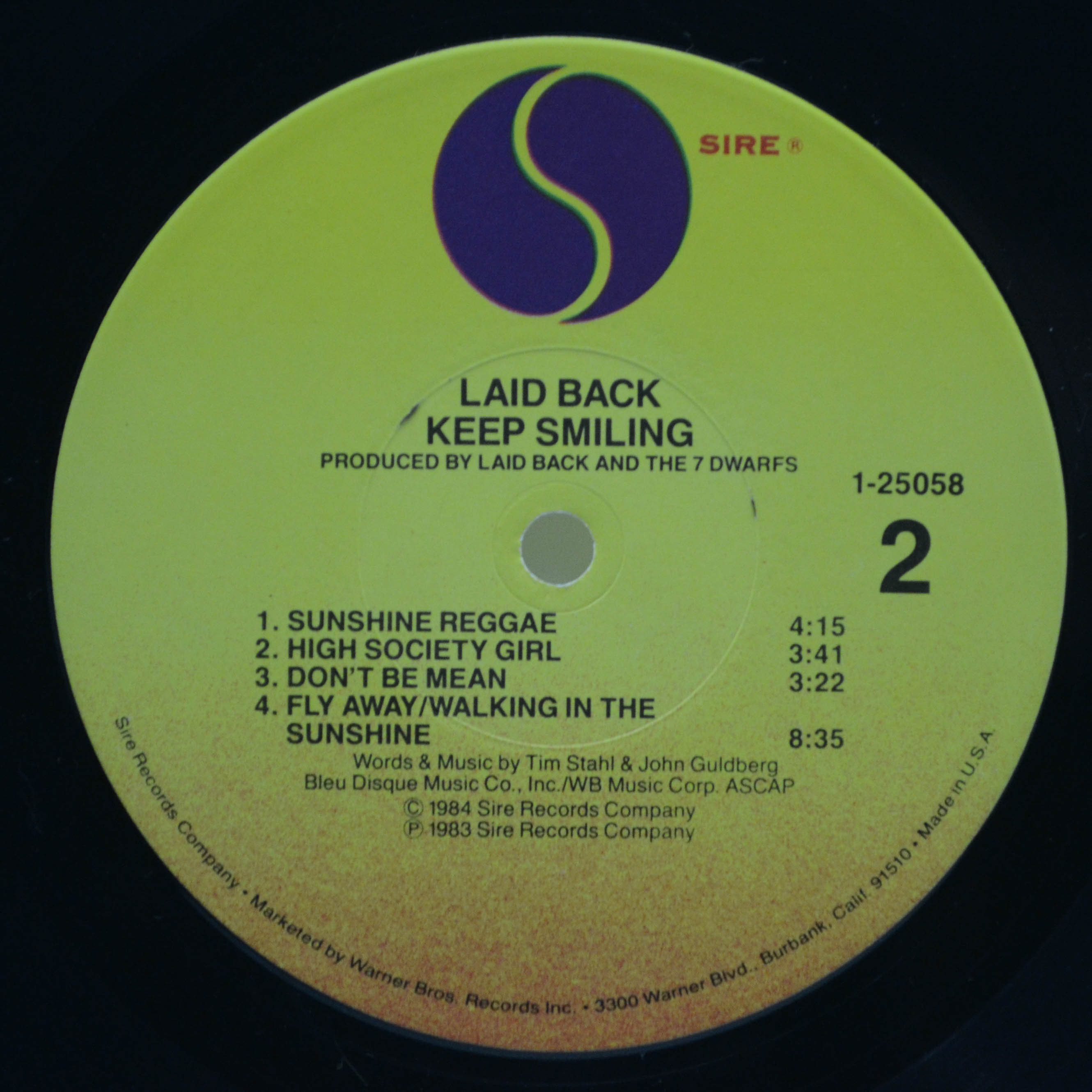 Laid Back — ...Keep Smiling, 1984