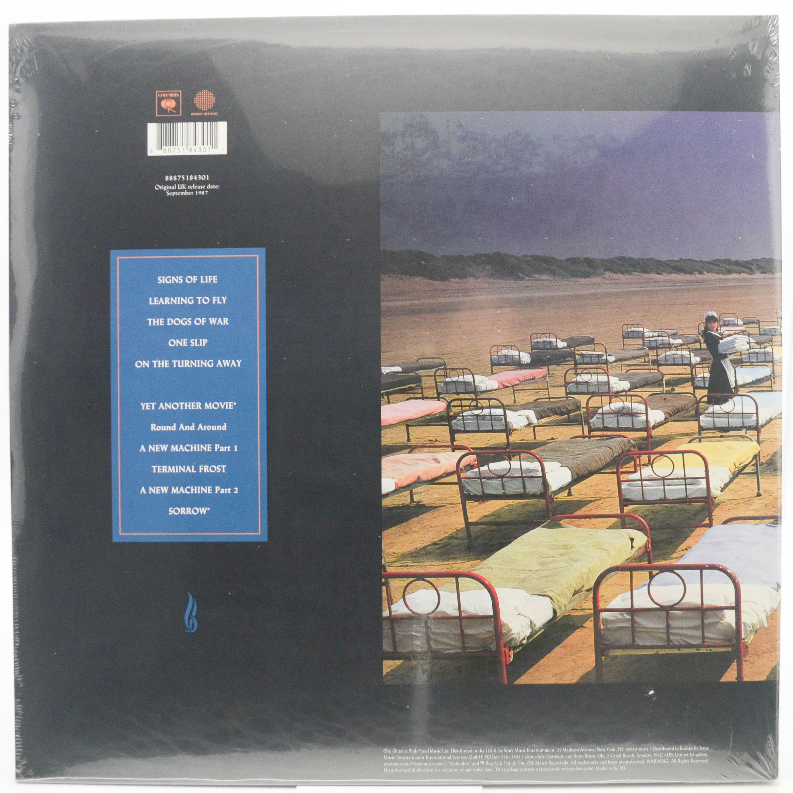 Виниловая пластинка Pink Floyd — A Momentary Lapse Of Reason, 1987