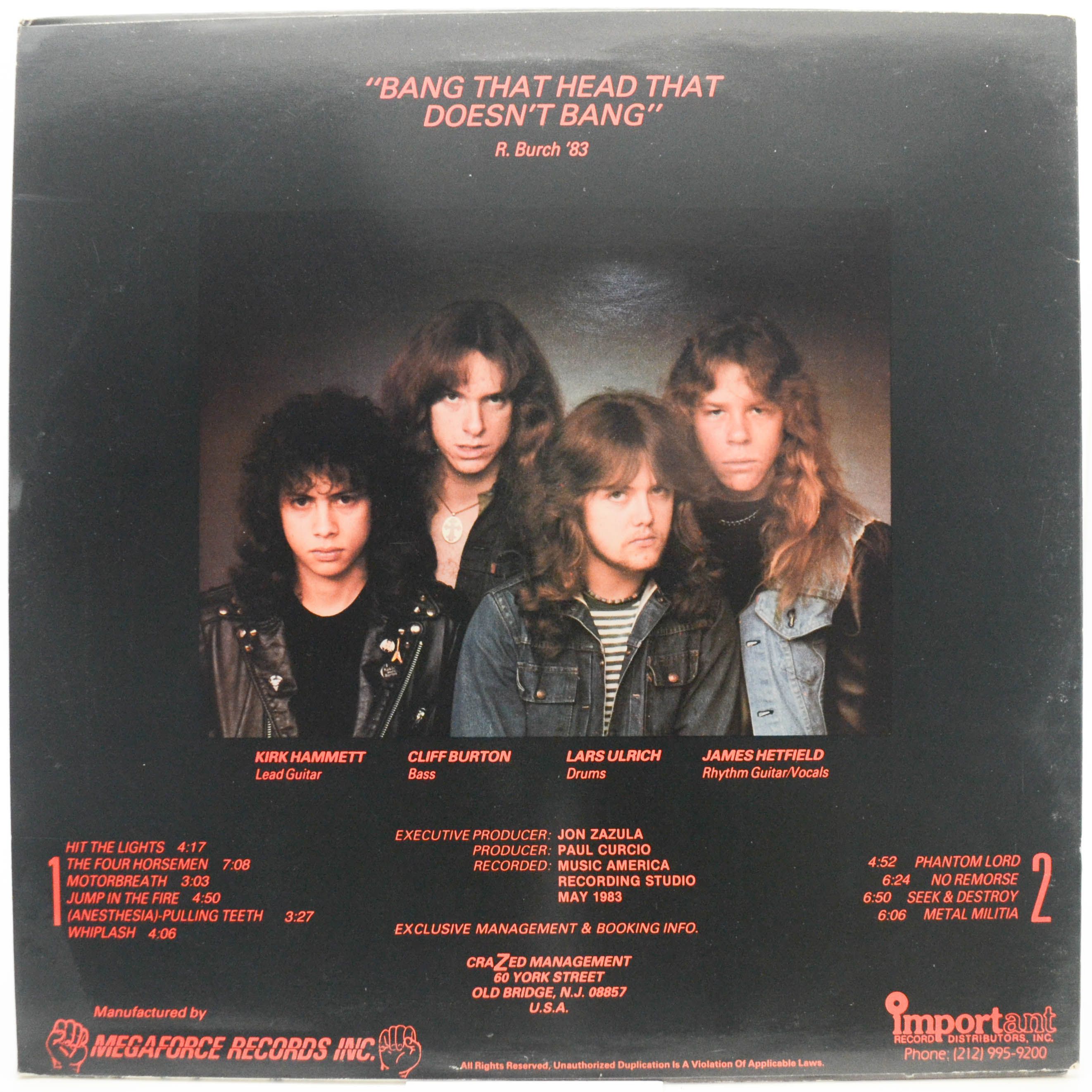 Metallica — Kill 'Em All (USA), 1983