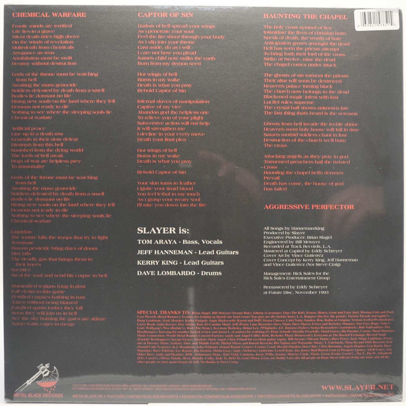 Slayer — Haunting The Chapel, 1984