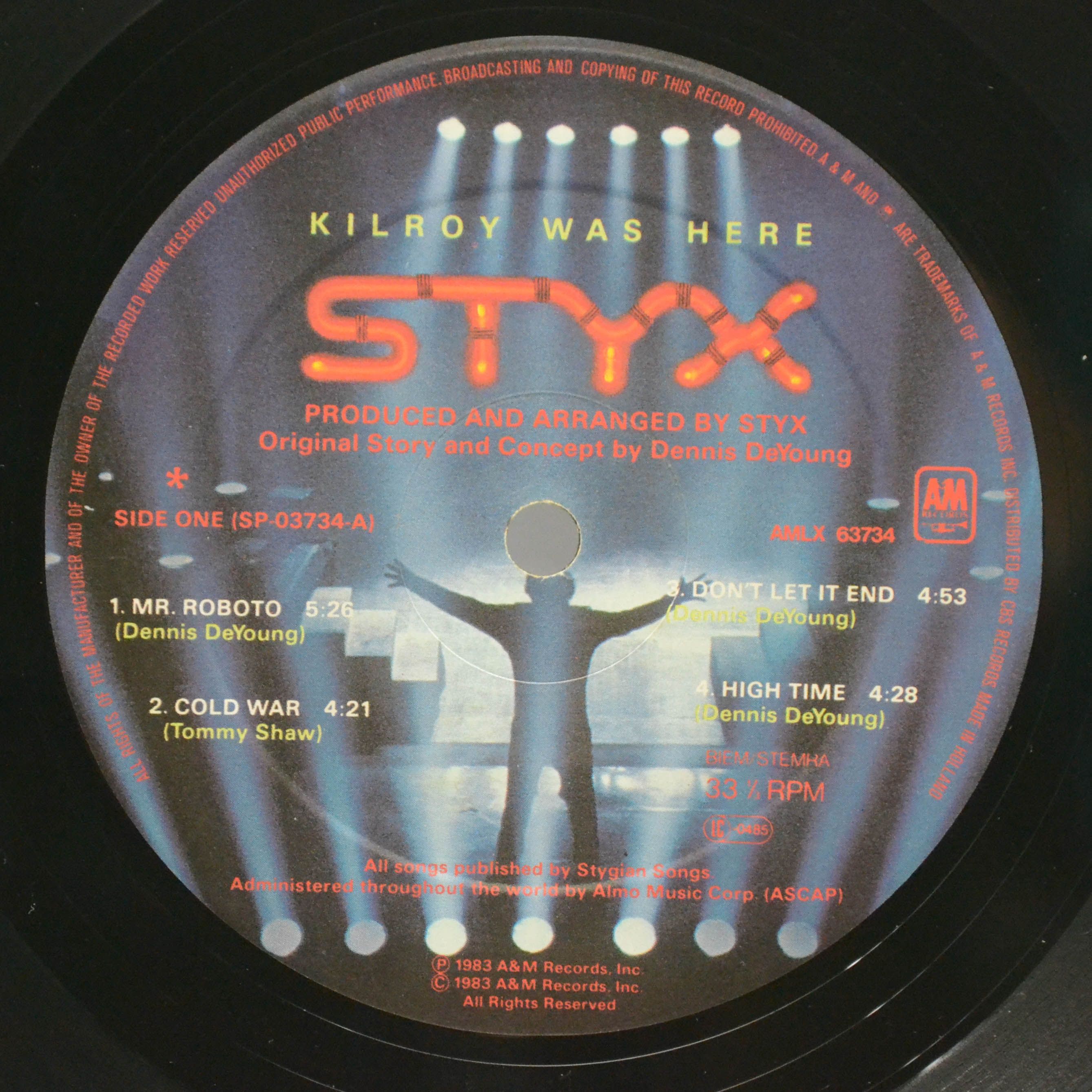 Styx — Kilroy Was Here, 1983