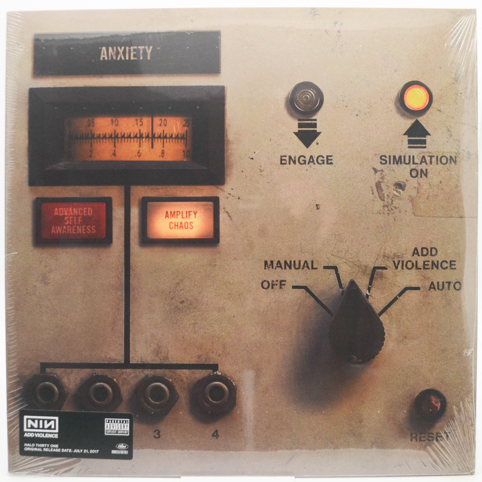 Виниловая пластинка Nine Inch Nails — Add Violence, 2017