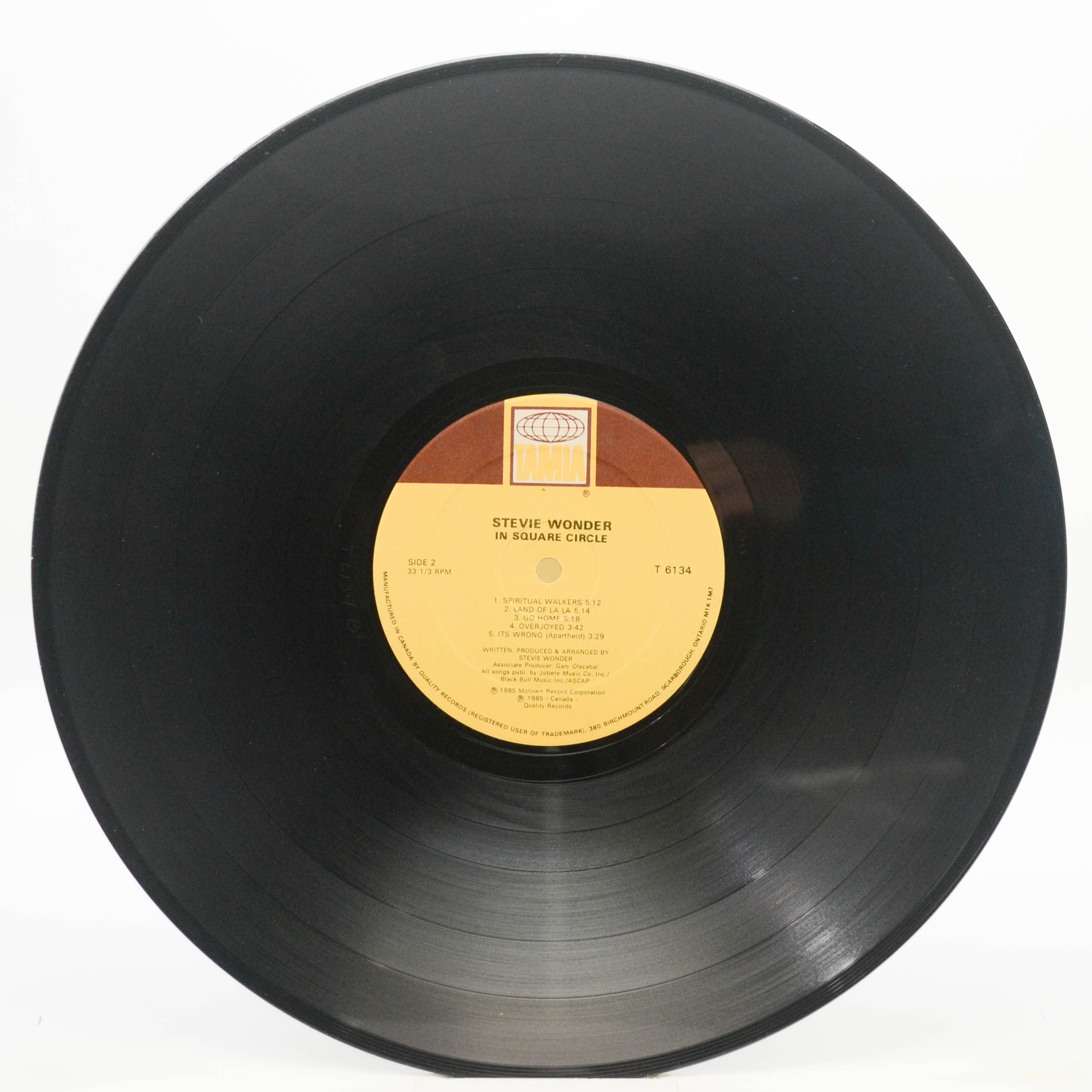 Виниловая пластинка Stevie Wonder — In Square Circle (booklet), 1985