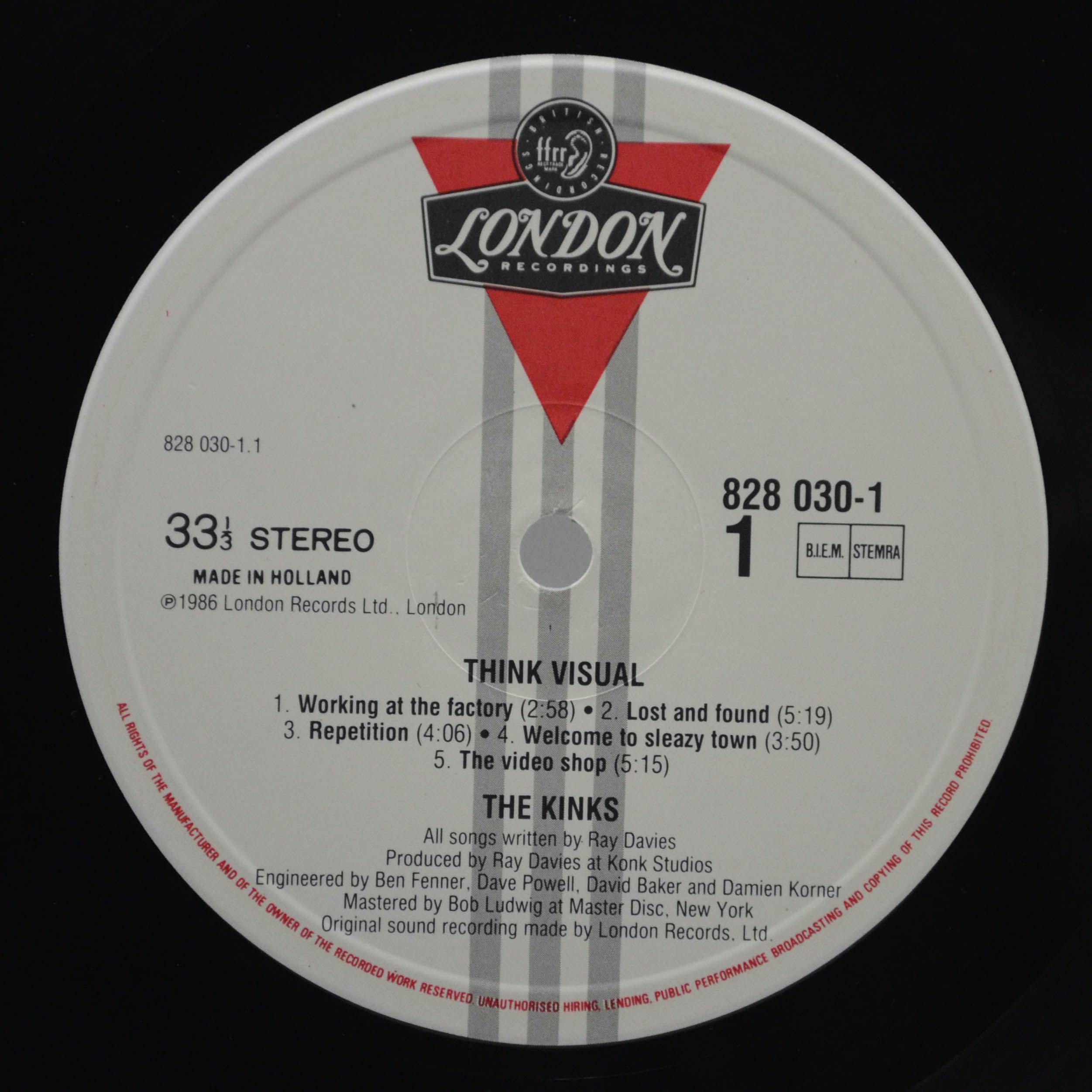 Kinks — Think Visual, 1986