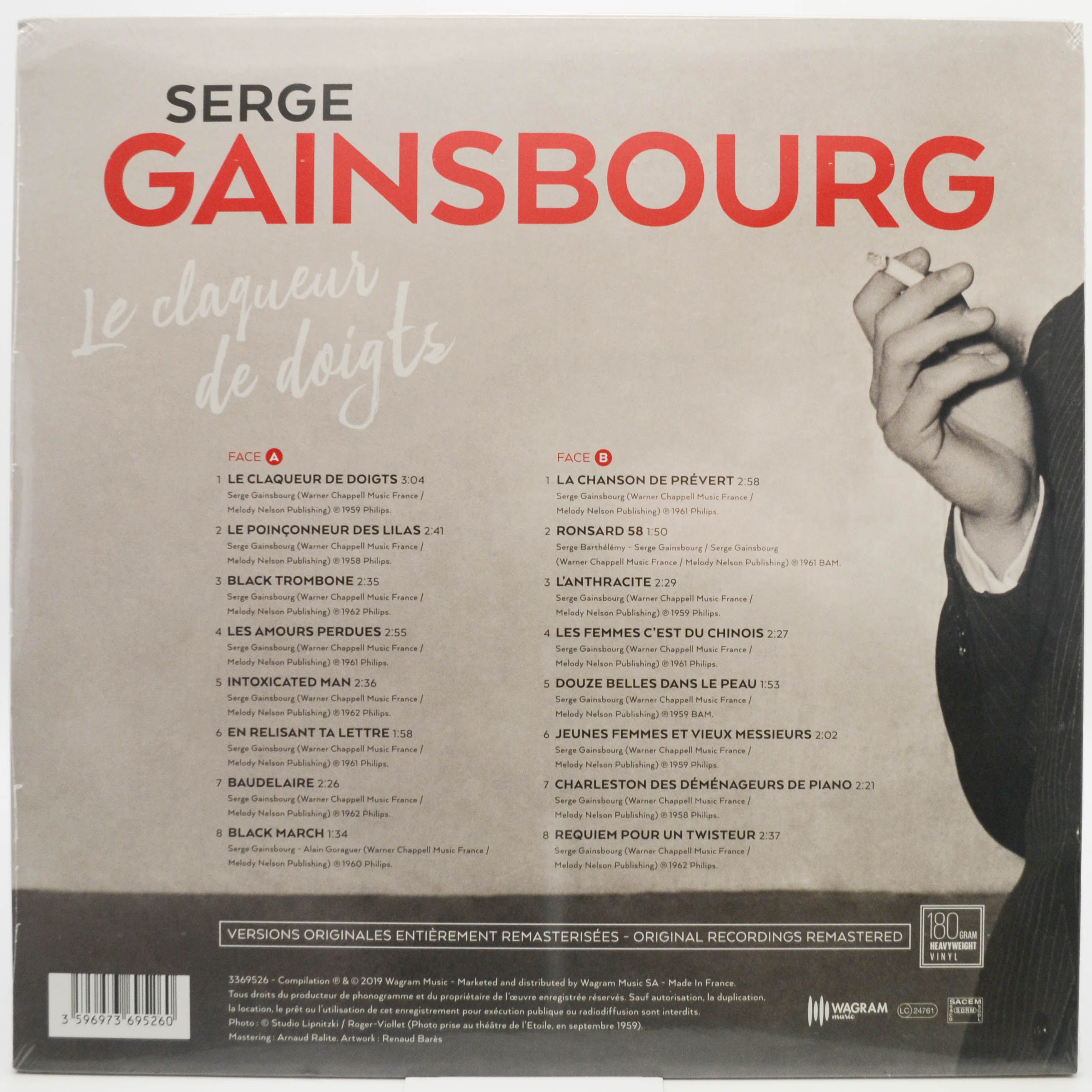 Виниловая пластинка Serge Gainsbourg — Le Claqueur De Doigts (France), 2018