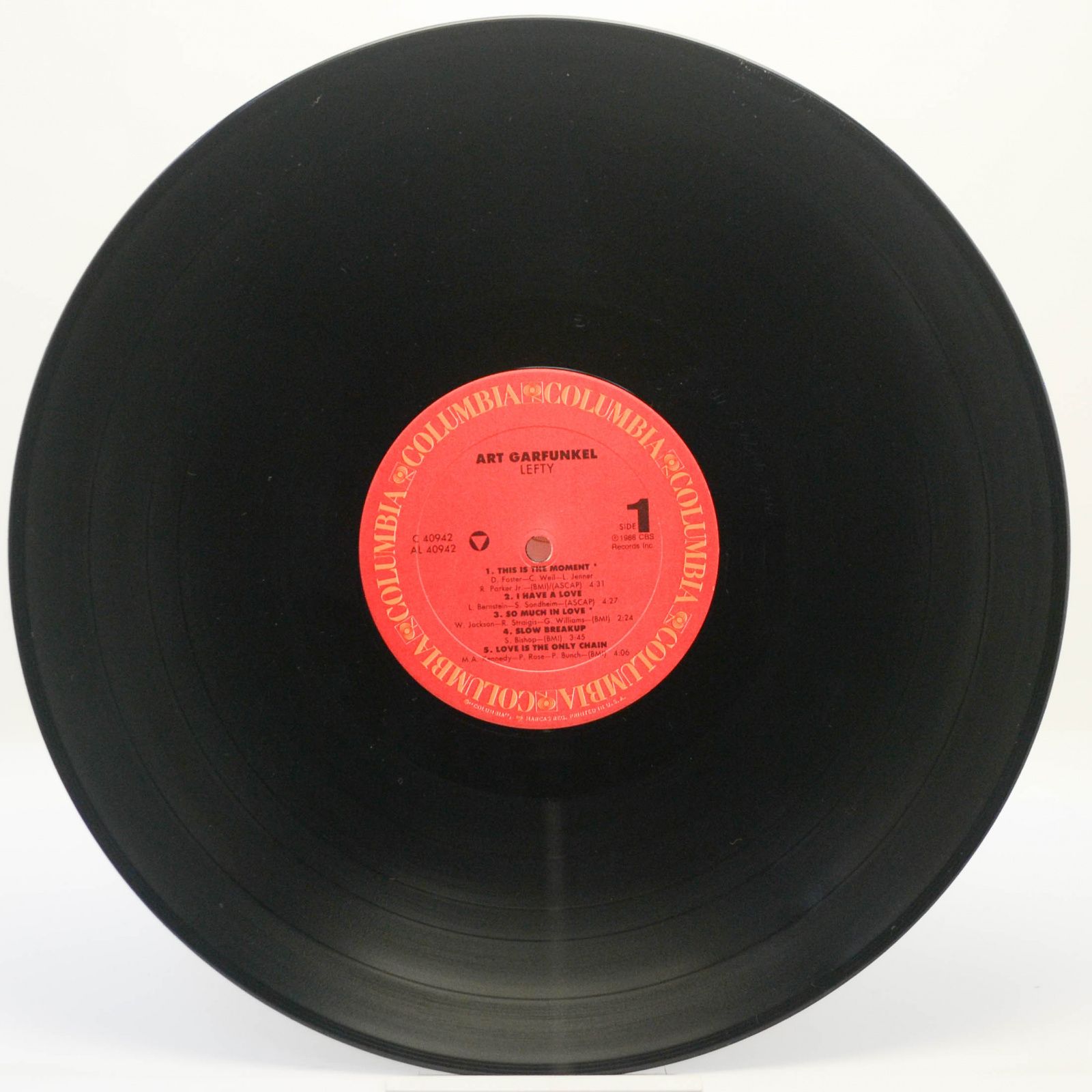 Art Garfunkel — Lefty (USA), 1988