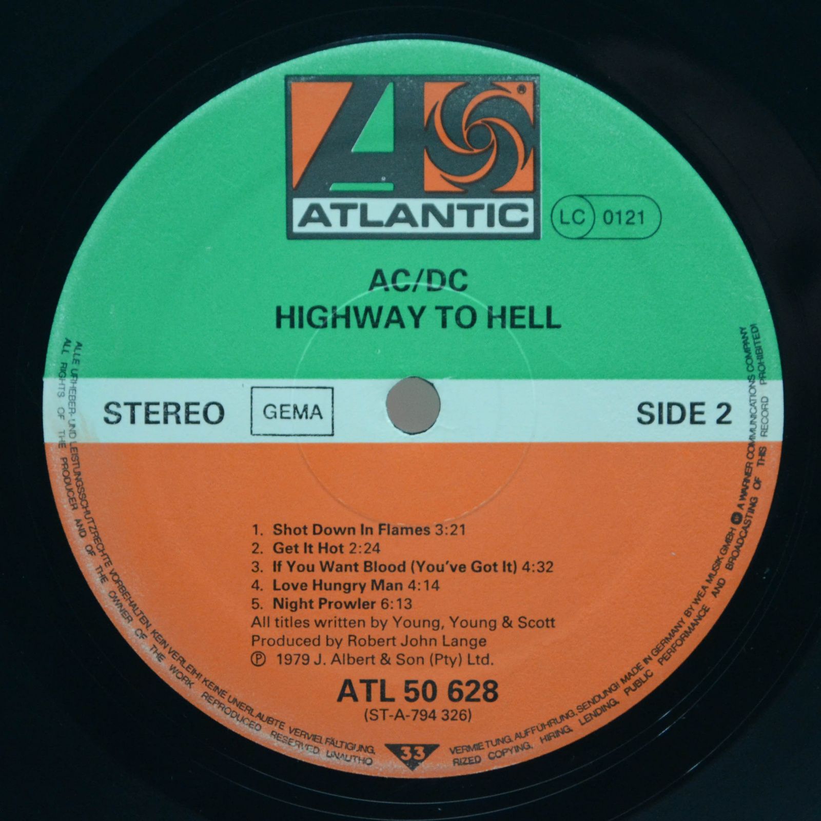 Виниловая пластинка AC/DC — Highway To Hell, 1979