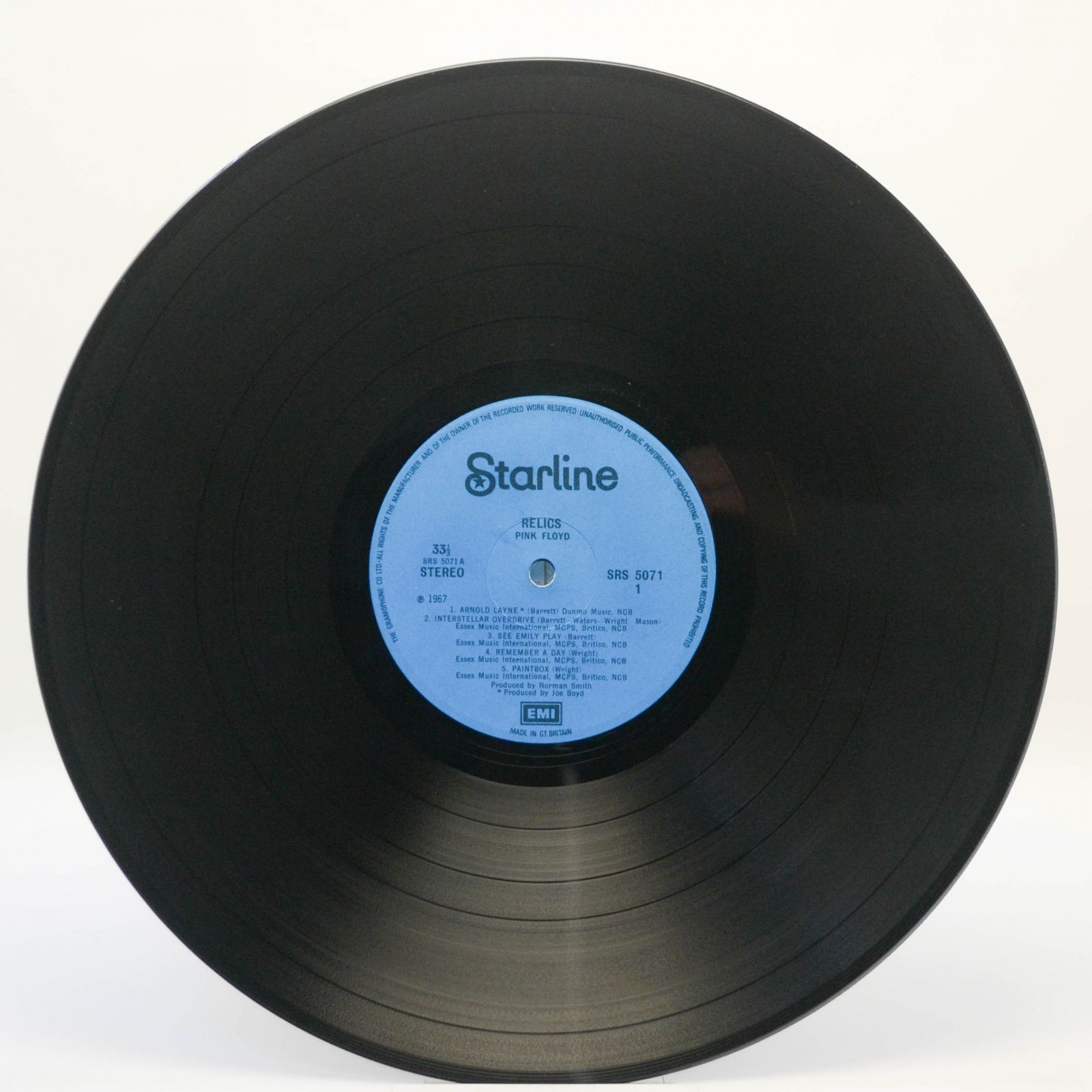 Виниловая пластинка Pink Floyd — Relics, 1987