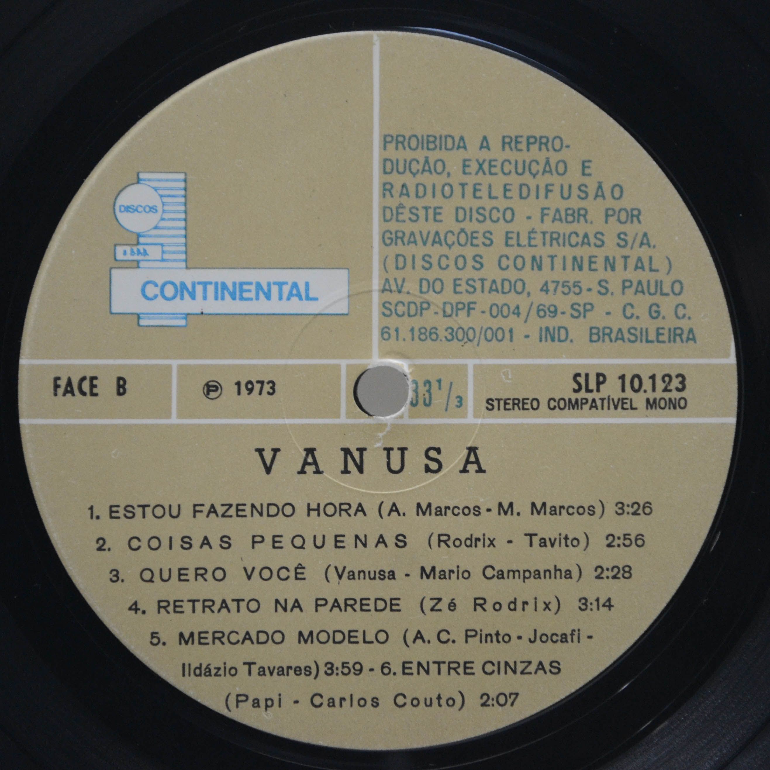 Vanusa — Vanusa (1-st, Brazil), 1973