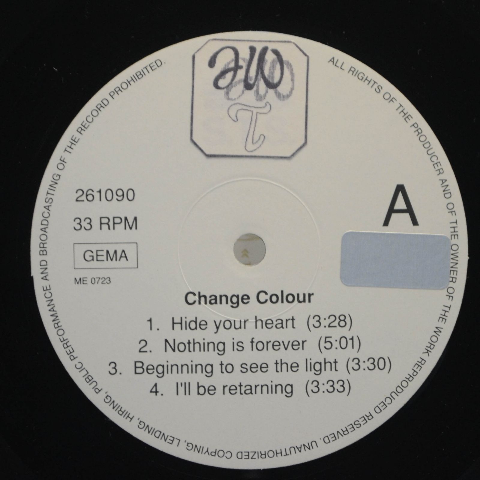 Виниловая пластинка Change Colour — Laura, 1990