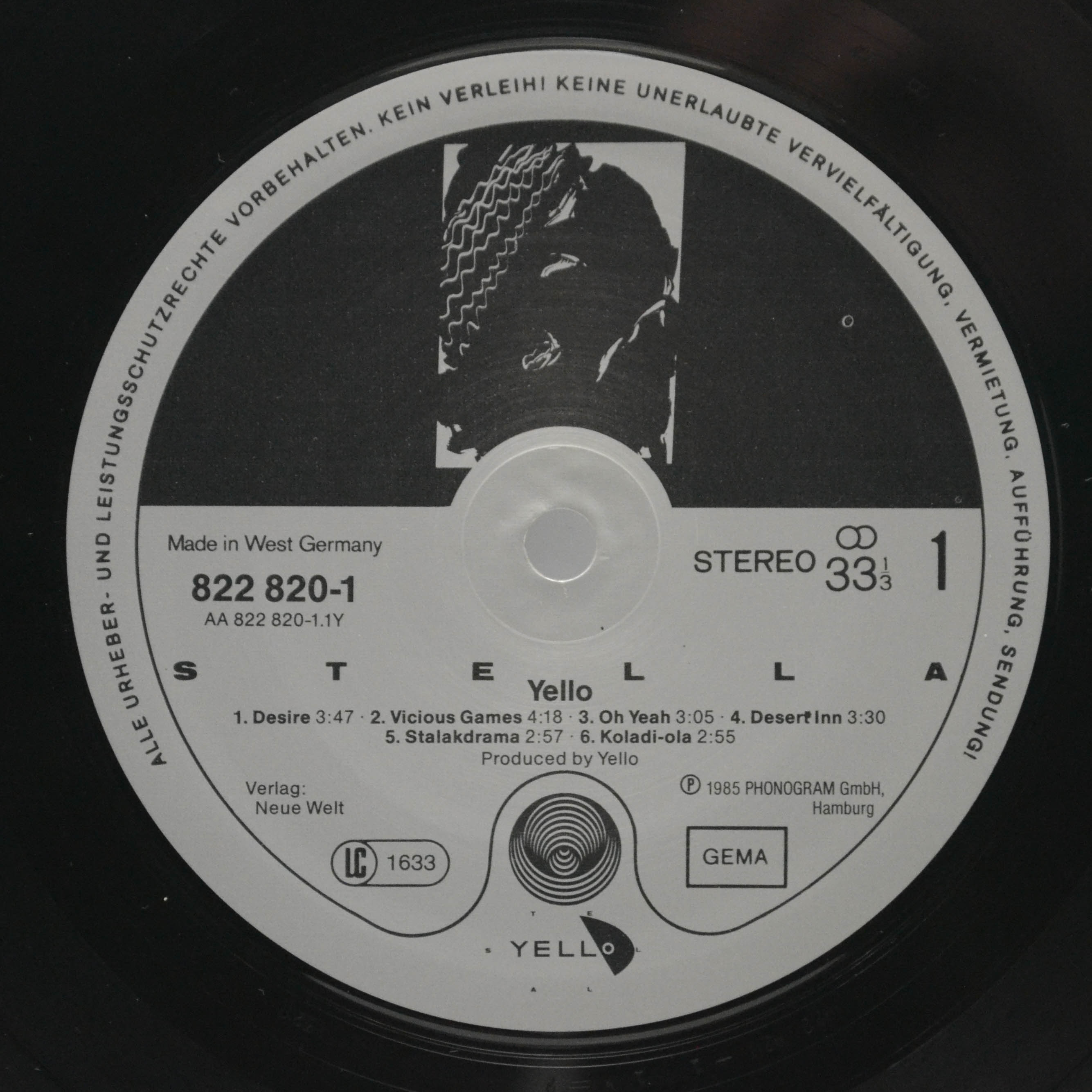 Yello — Stella, 1985