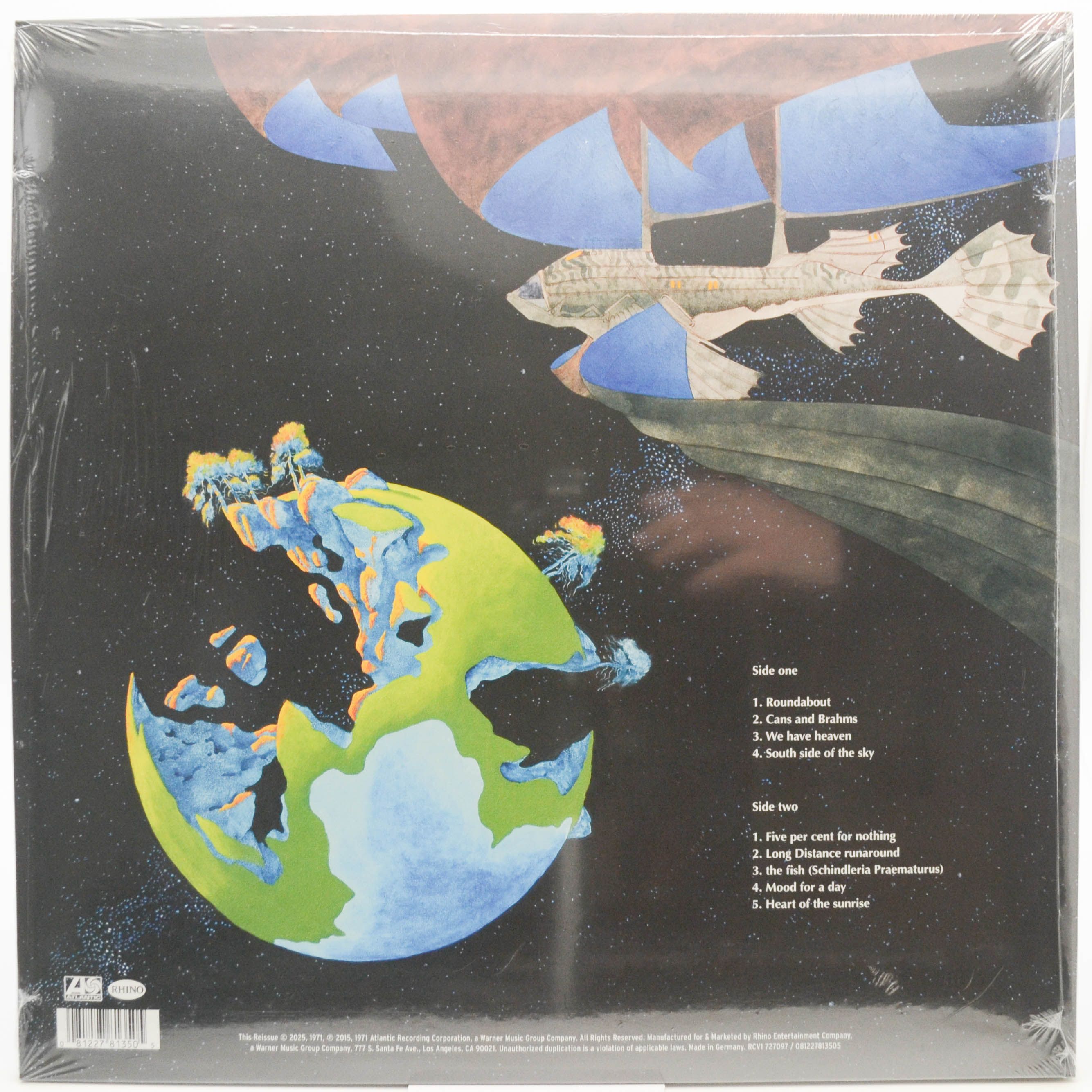 Виниловая пластинка Yes — Fragile, 1971