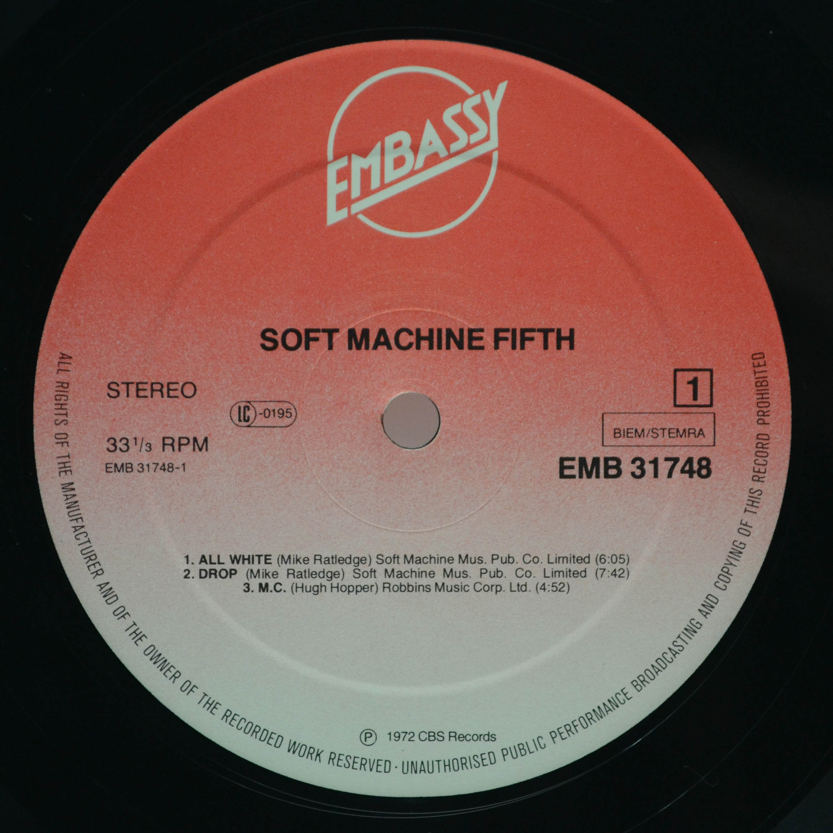 Soft Machine — Fifth, 1972