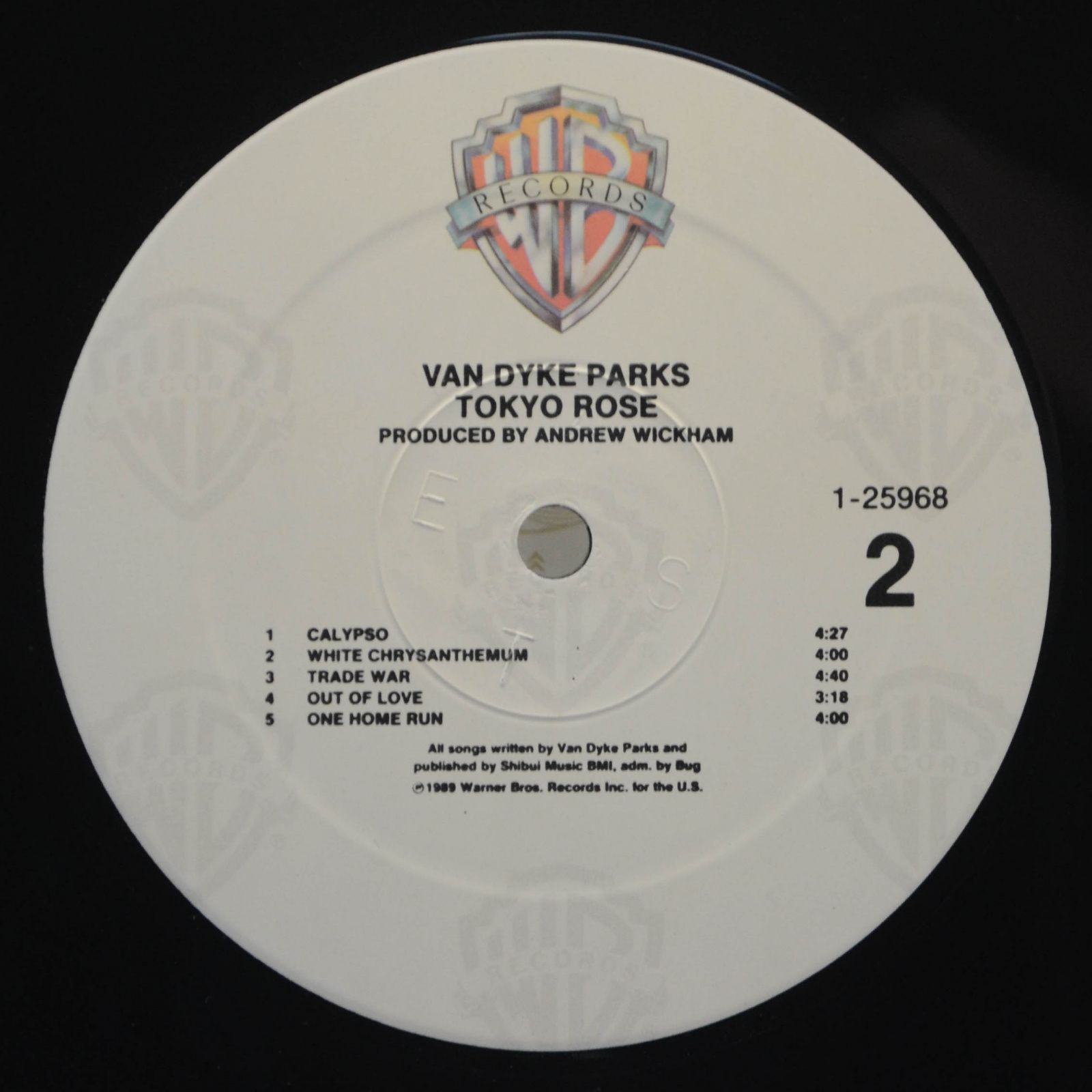 Виниловая пластинка Van Dyke Parks — Tokyo Rose, 1989