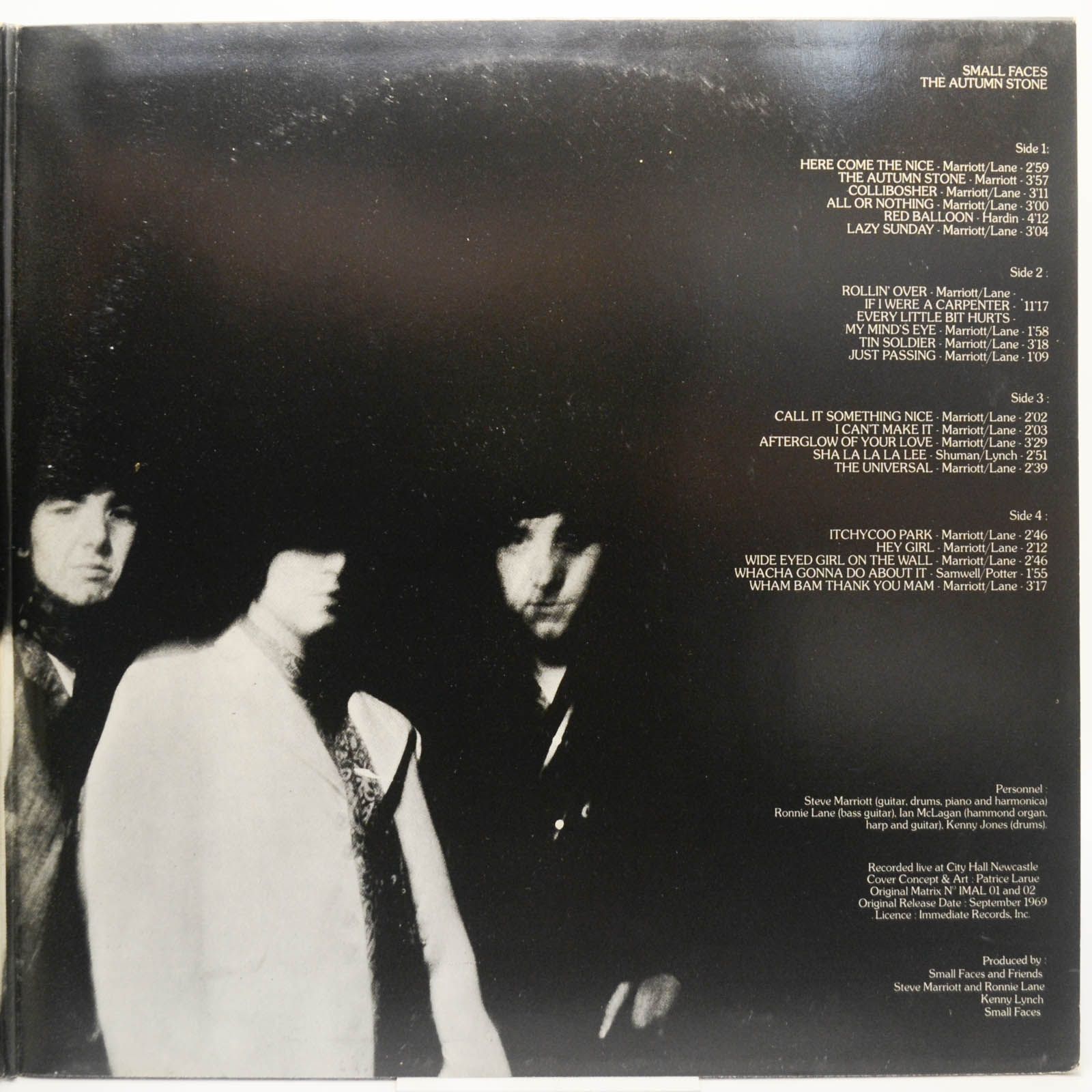 Виниловая пластинка Small Faces — The Autumn Stone (2LP), 1969