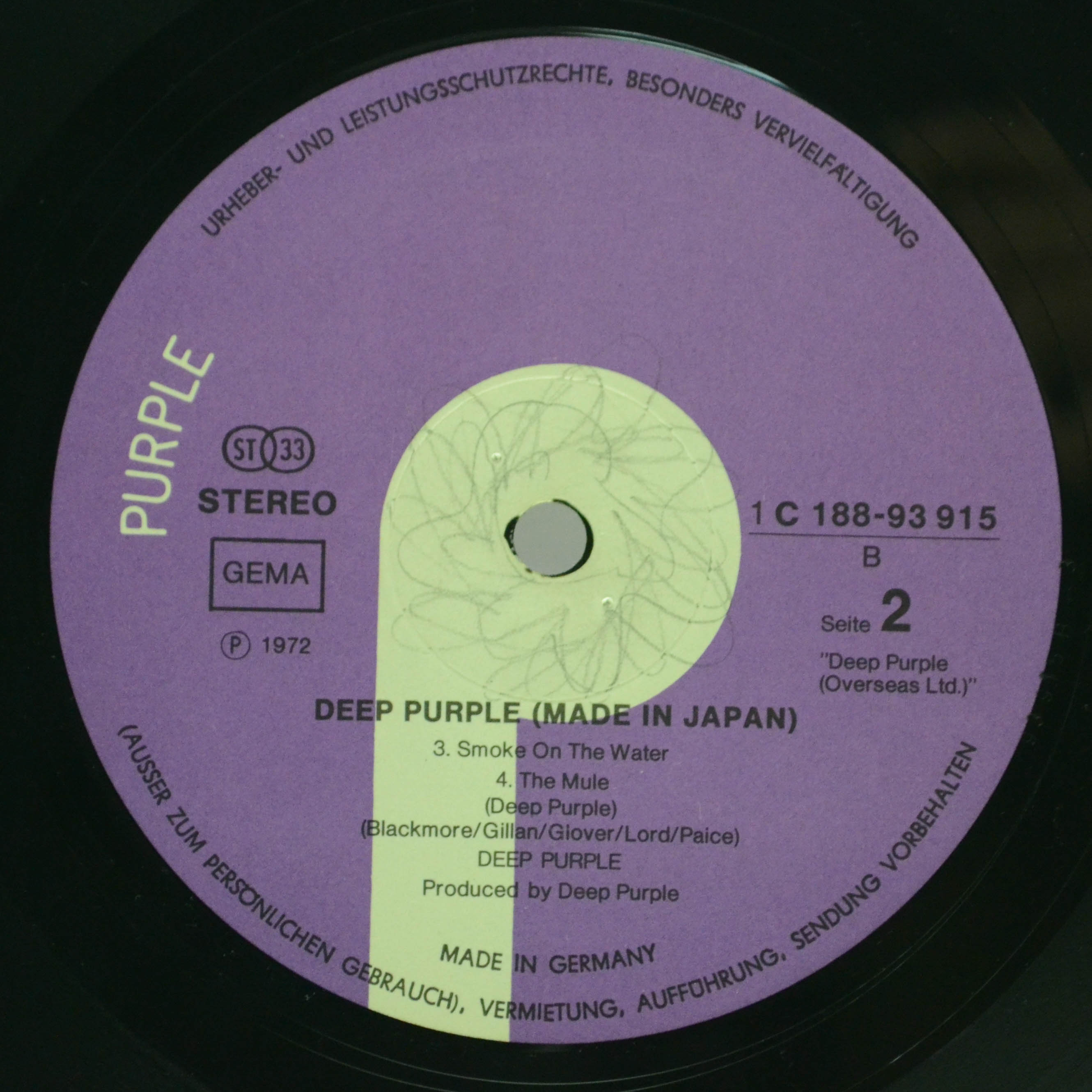 Deep Purple — Made In Japan (2LP), 1972
