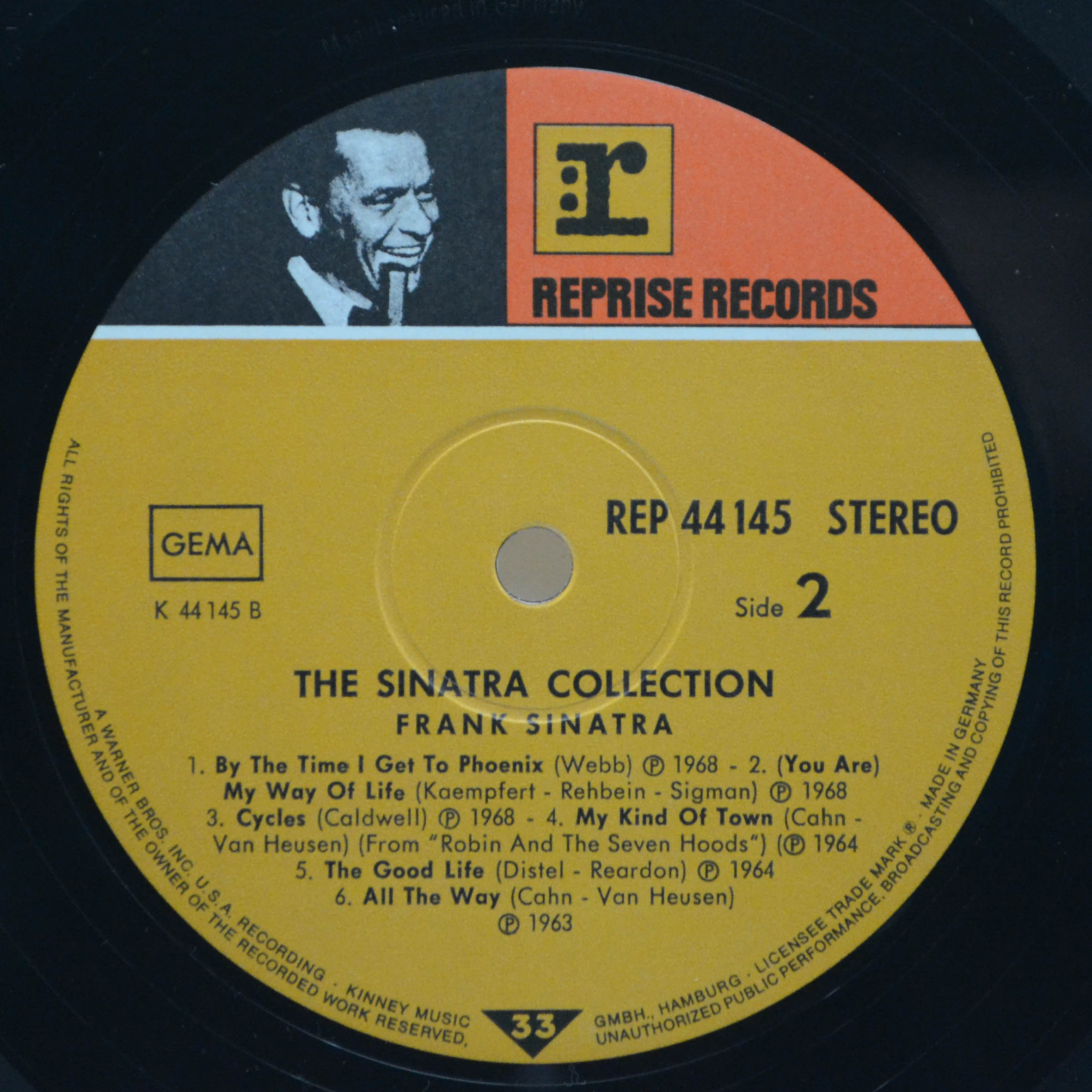 Виниловая пластинка Frank Sinatra — The Sinatra Collection, 1971