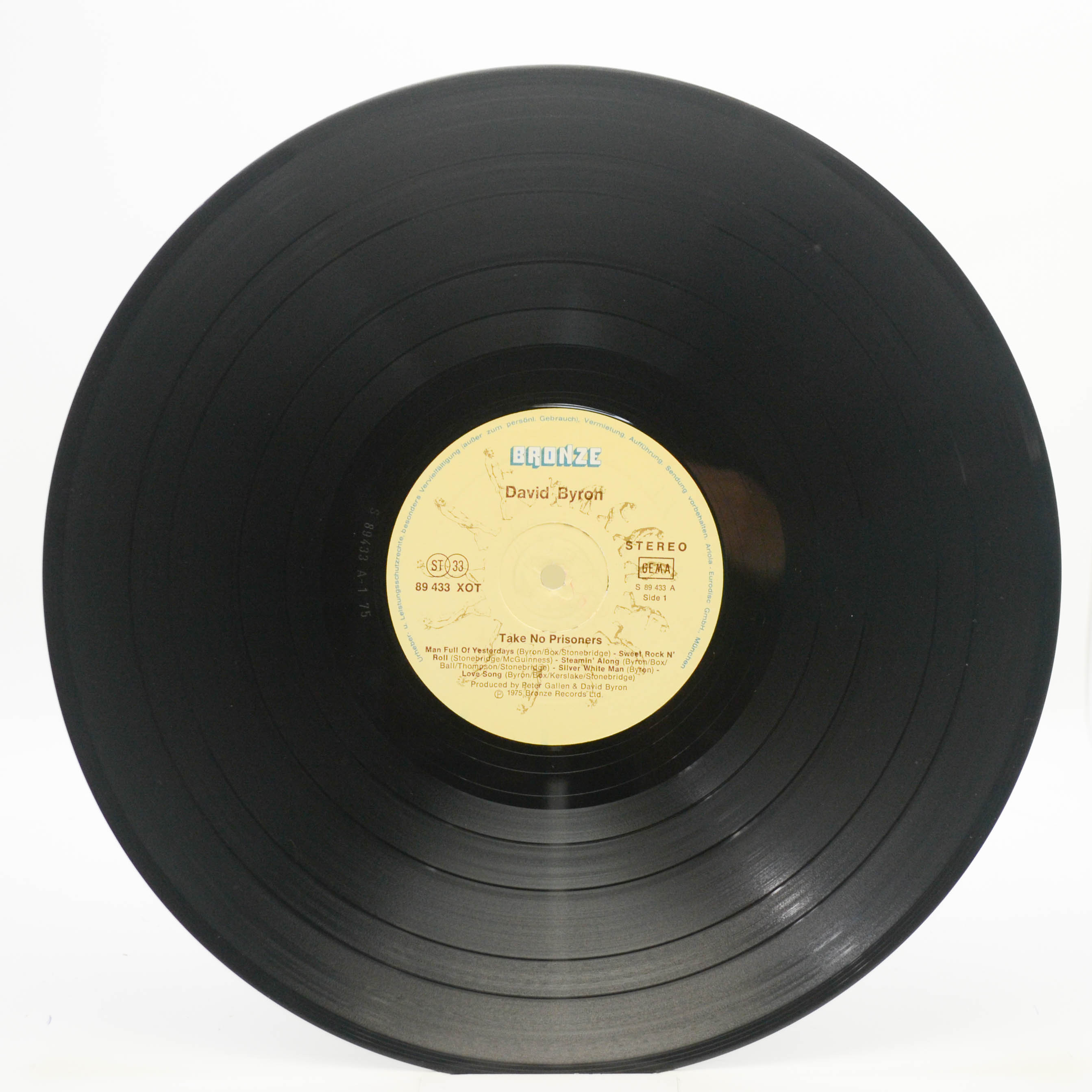 Виниловая пластинка David Byron — Take No Prisoners, 1975