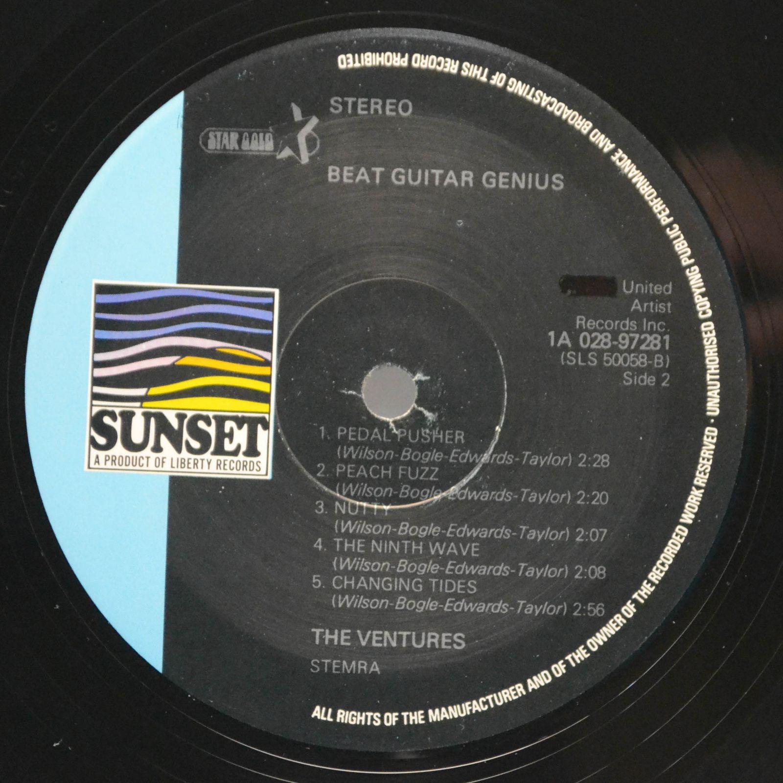 Виниловая пластинка Ventures — Beat Guitar Genius, 1967
