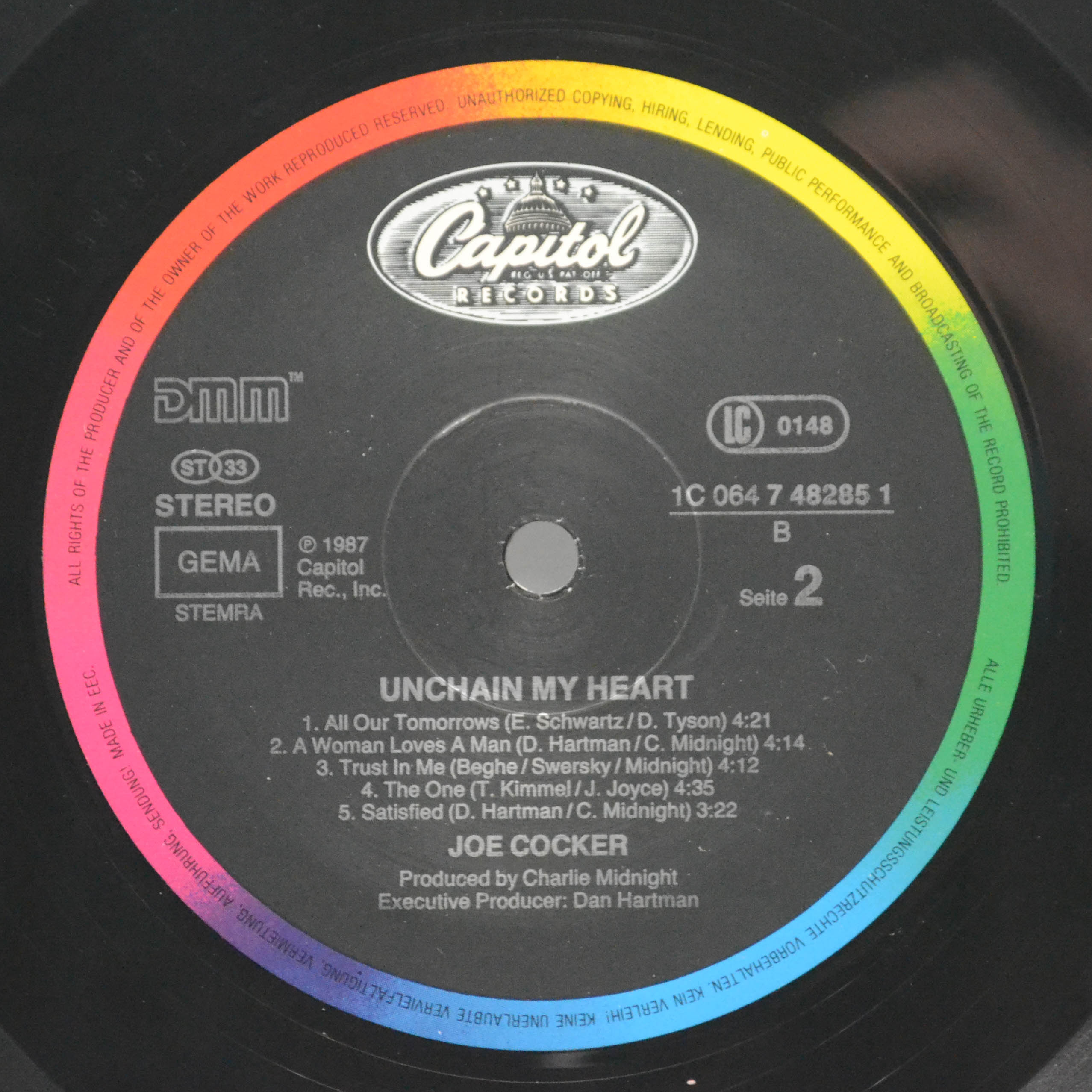 Joe Cocker — Unchain My Heart, 1987