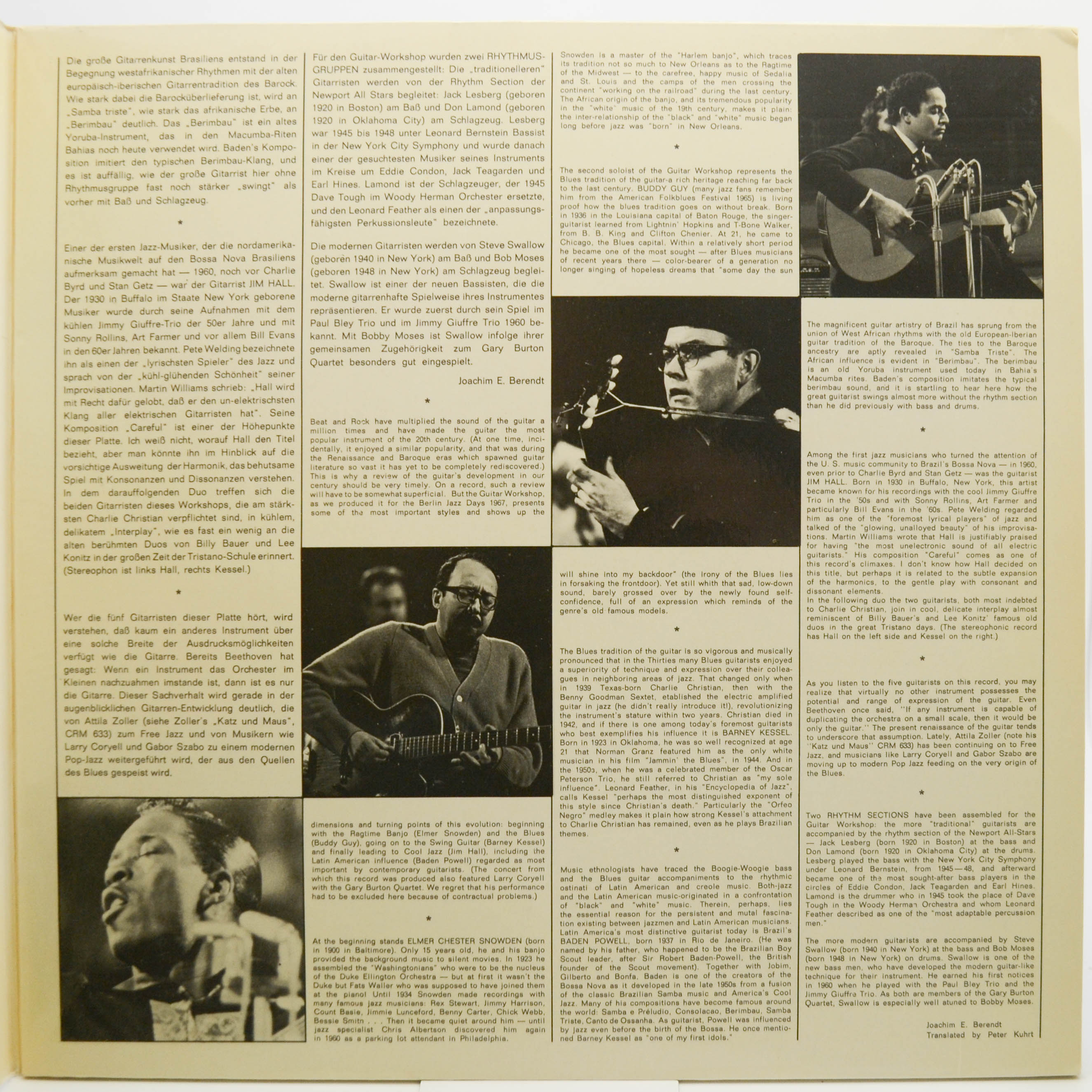 Various — Berlin Festival Guitar Workshop, 1968